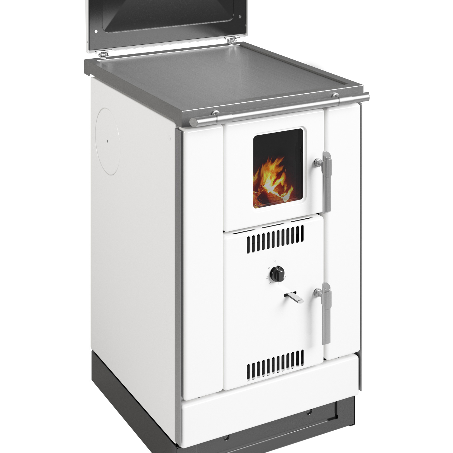 Wamsler K 158 F Poêle de cuisine à eau Blanc Plaque en acier
