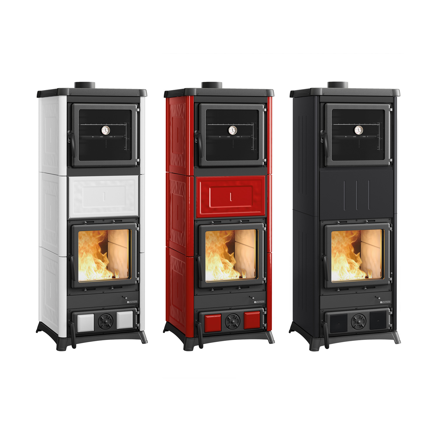 La Nordica Prestige Line Nova Forno Poêle à bois Bordeaux La Nordica Prestige Line Nova Forno Poêle à bois Bordeaux