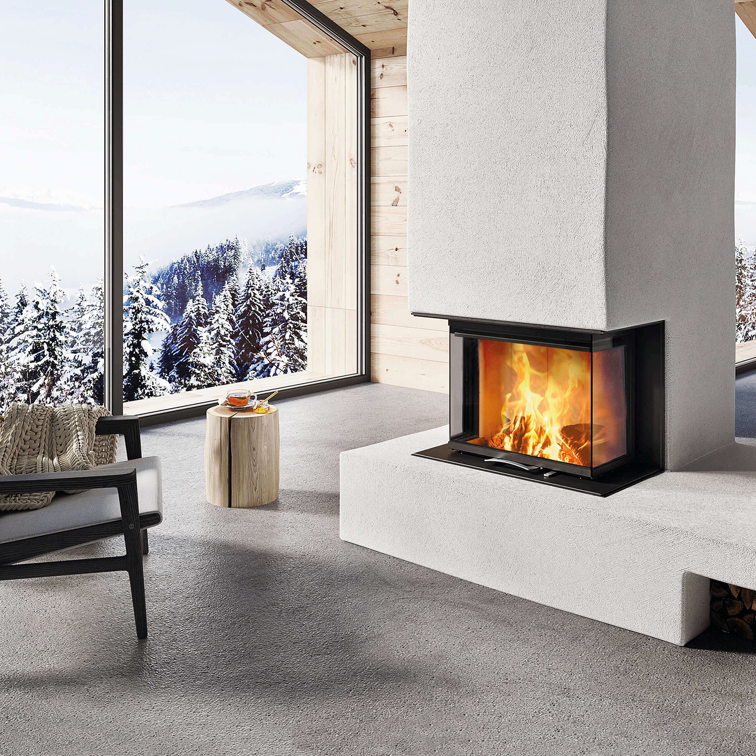 Austroflamm 64x33x51 S3 2.0 Insert de cheminée