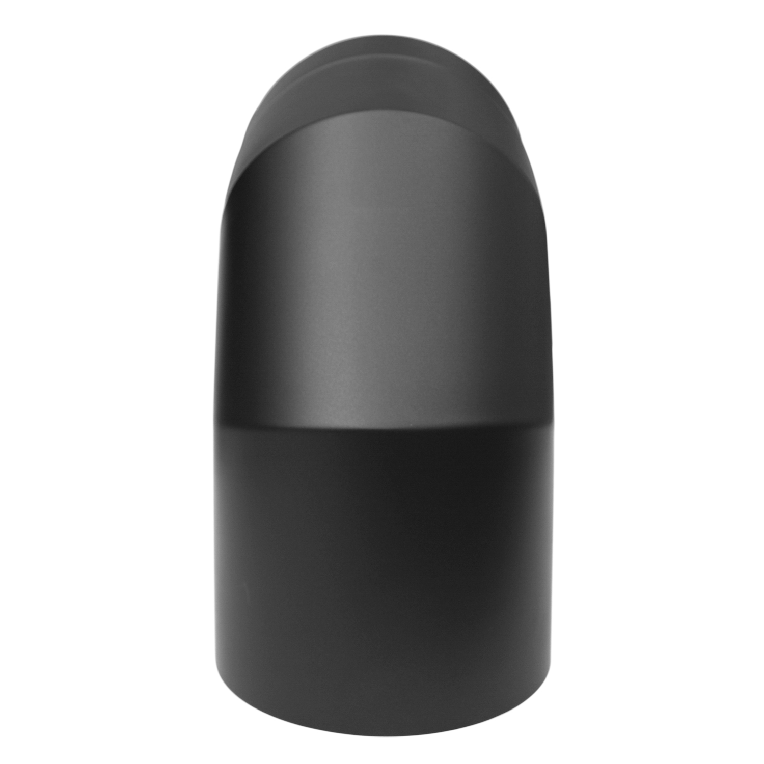 Coude de conduit de fumée Raik / Tuyau de poêle Izoker double paroi avec isolation, diamètre 150 mm, 90°, Noir Coude de conduit de fumée Raik / Tuyau de poêle Izoker double paroi avec isolation, diamètre 150 mm, 90°, Noir