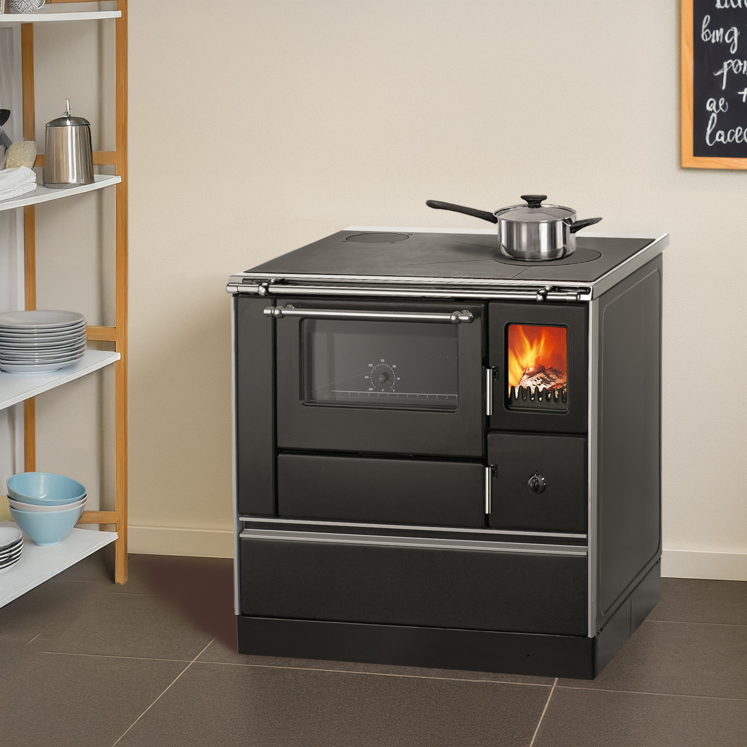 Westminster K76F-90 Küchenofen Schwarz