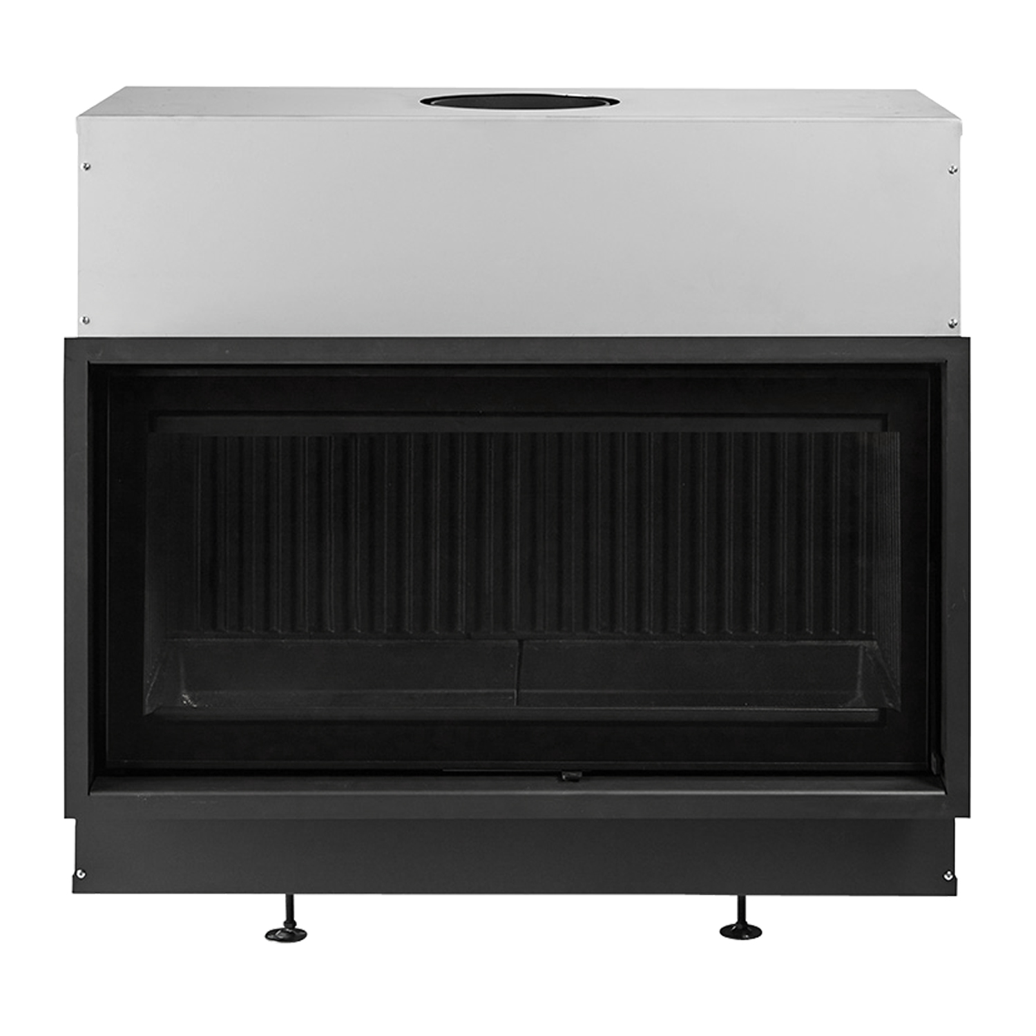 Dovre Vista 901C/V2 insert de cheminée à bois avec lamelles en fonte dans le foyer