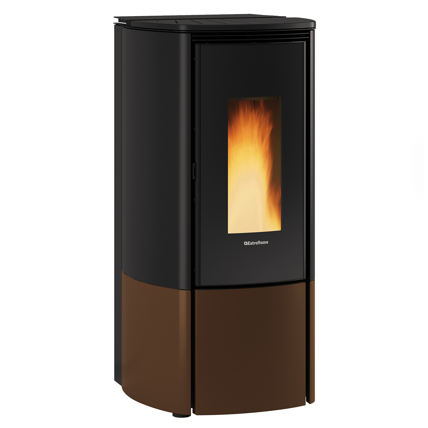 Extraflame Evolution Line Katia 11 poêle à granulés acier bronze
