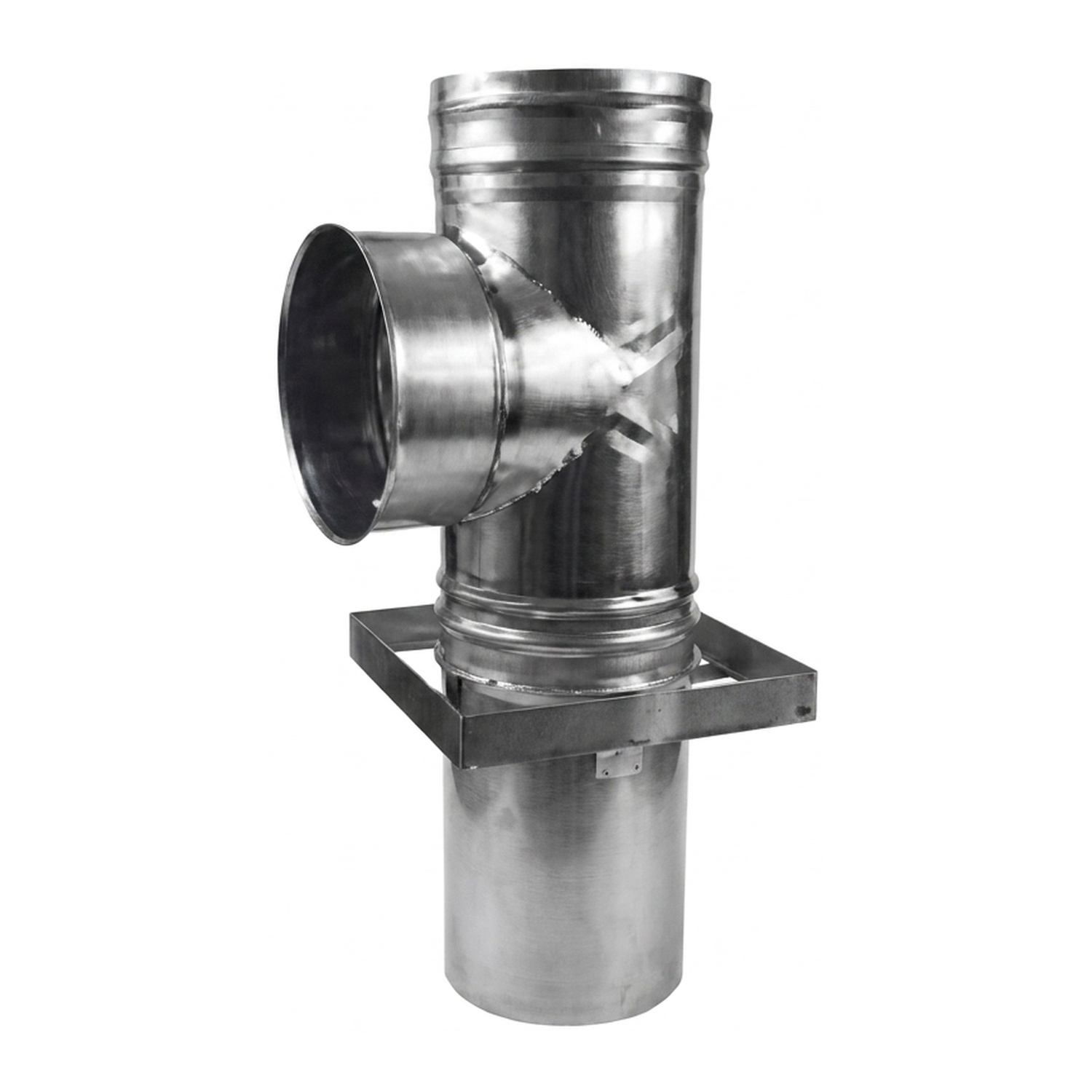 Schiedel Raccordement de conduit PPL 90° avec fourreau, déflecteur, support et manchon de dilatation pour LB90 Ø 200 mm