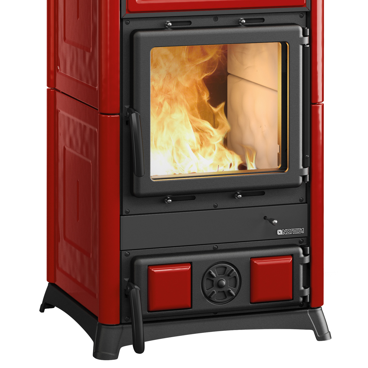 La Nordica Prestige Line Nova Forno Poêle à bois Bordeaux