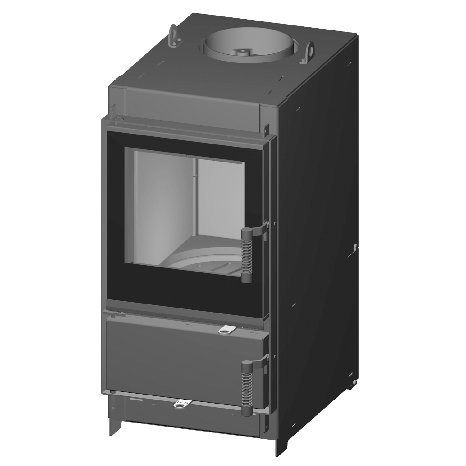 Spartherm Renova Cs-50 insert de cheminée gauche