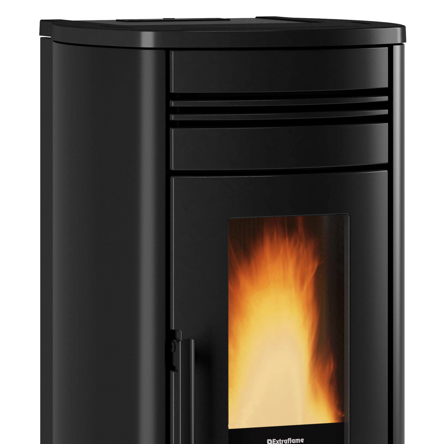 Extraflame Evolution Line Noris Plus poêle à granulés acier gris tourterelle