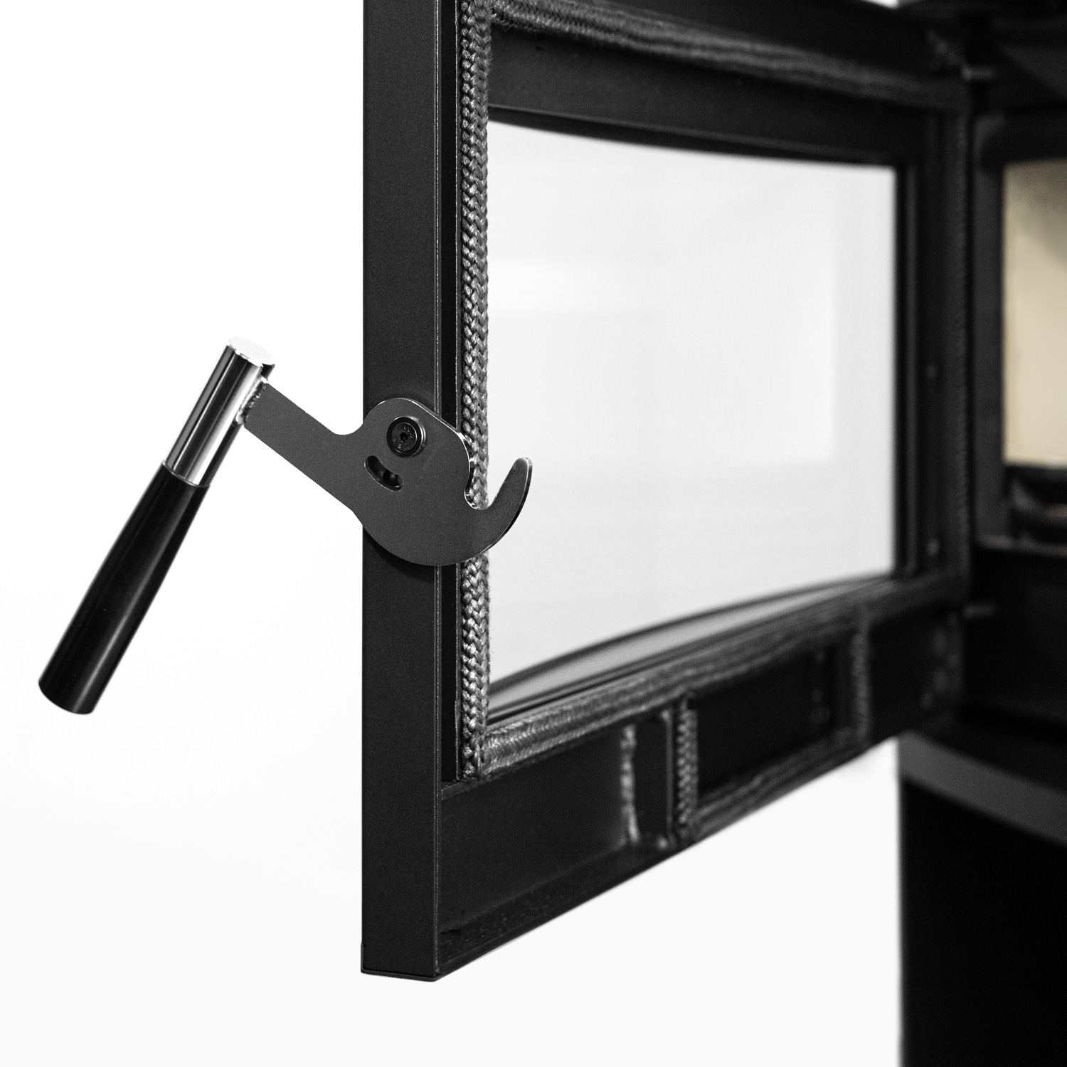 Poêle à bois Precise Drago DS08C en acier anthracite