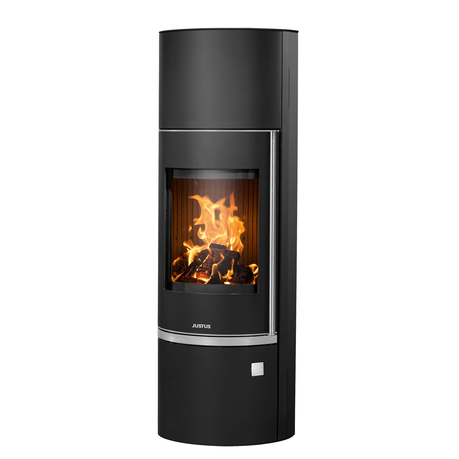 Justus Faro Aqua 2.0 Poêle à bois avec circulation d'eau Acier Noir