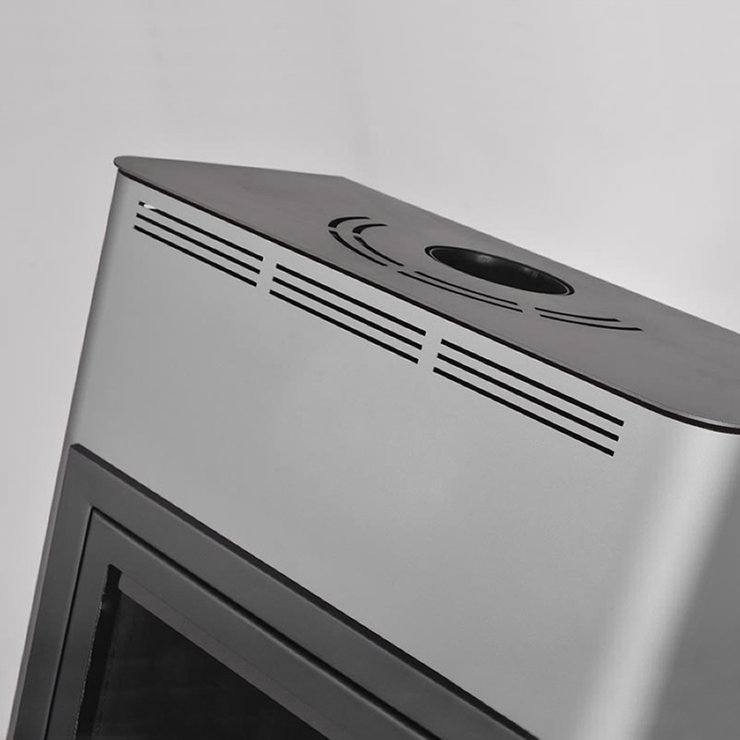 Aquaflam 25 Manuel Poêle à bois hydraulique Gris