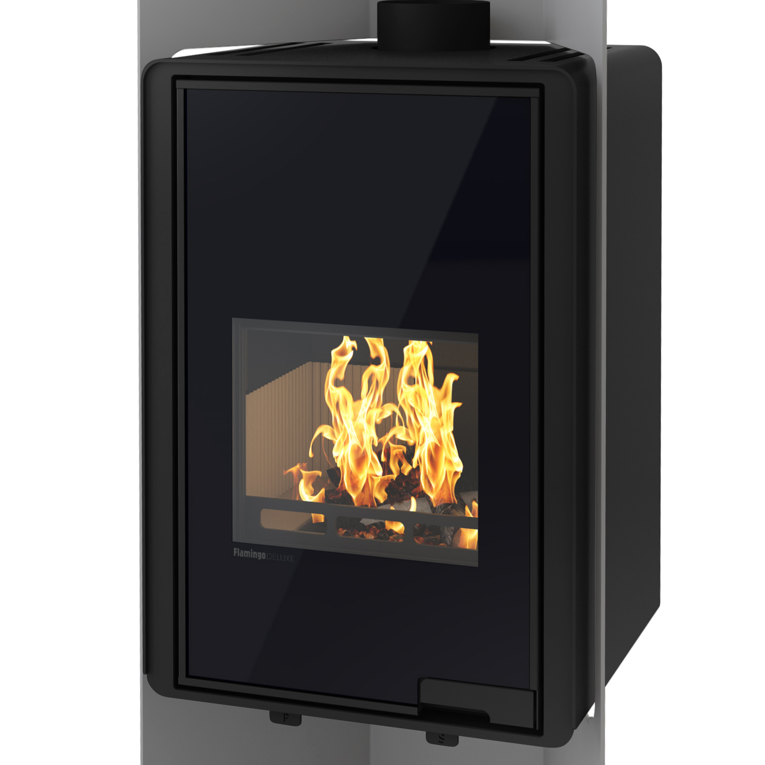 Poêle à bois HS Flamingo Deluxe Pulau Gris