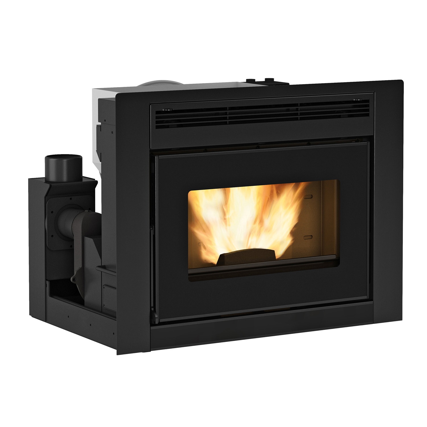 Extraflame Comfort Idro L80 Insert de cheminée à granulés avec échangeur d'eau