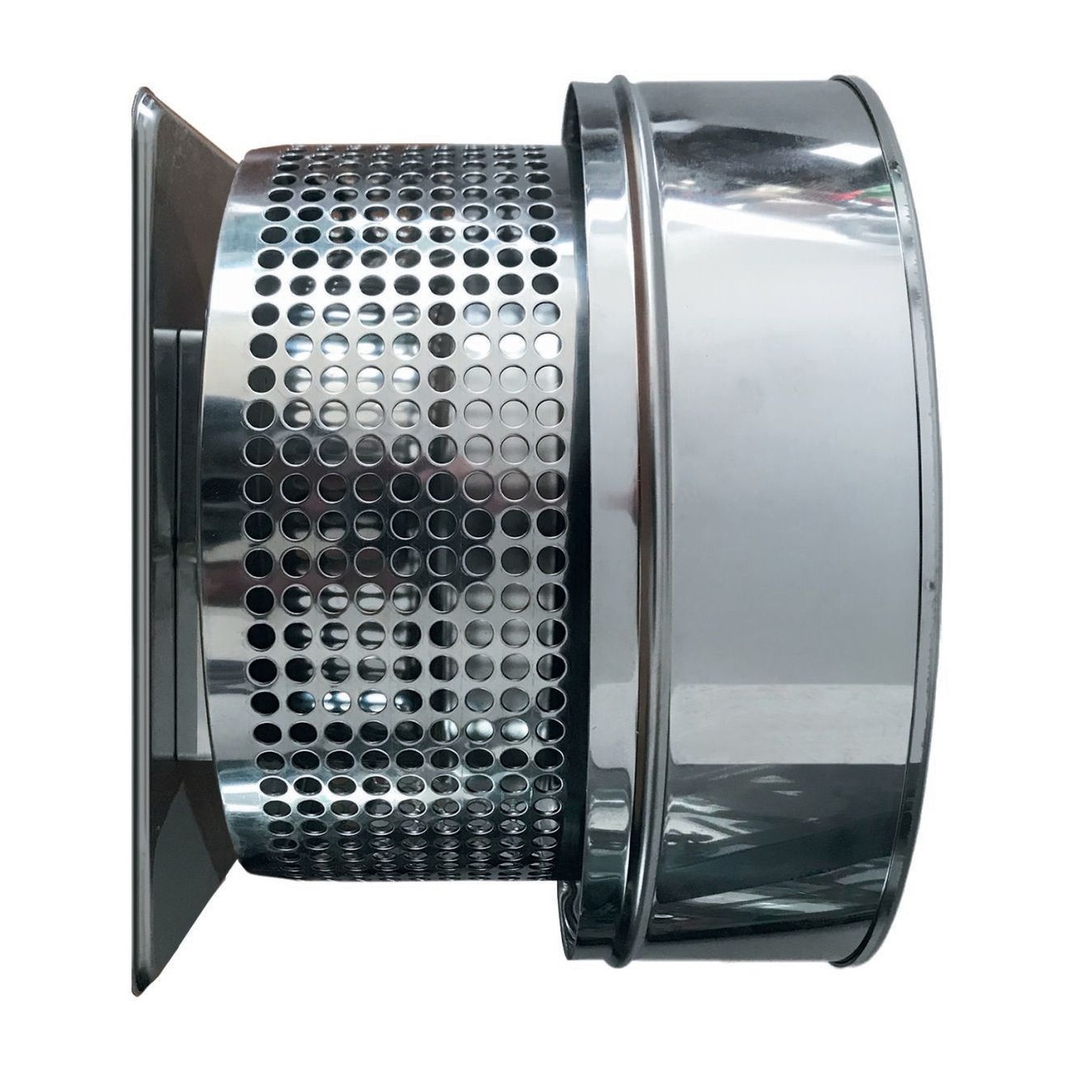Schiedel ICS régulateur de tirage Ø130 mm pour raccord de trappe de visite angulaire double paroi brillant