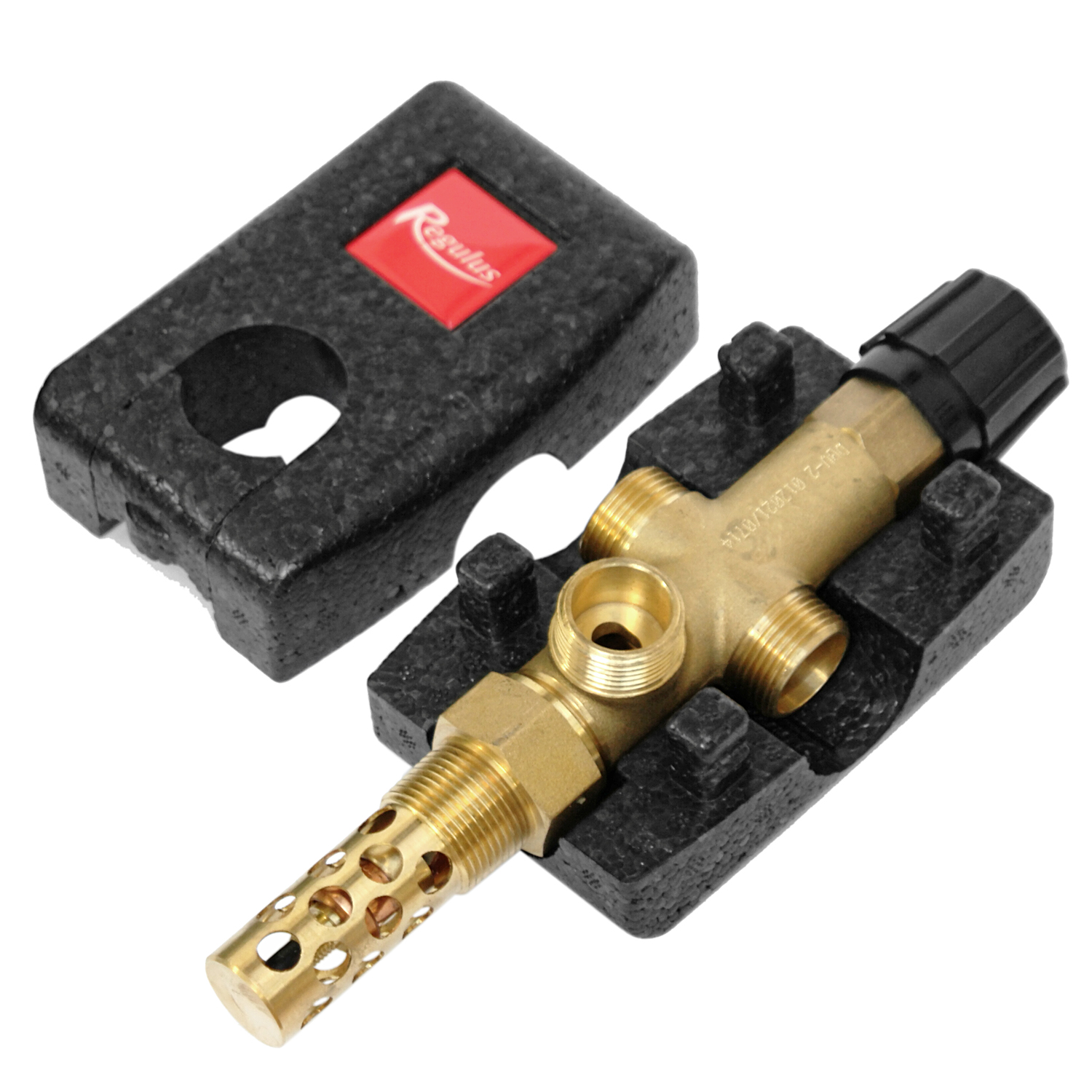 Regulus Sécurité thermique de décharge Vanne thermostatique à deux voies DBV 2 avec isolation