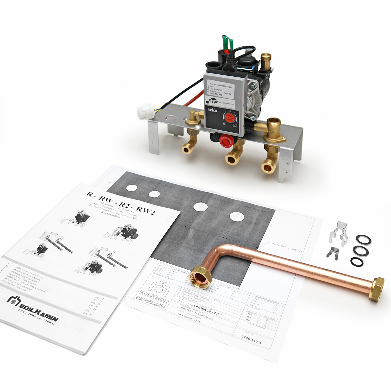 ITC/Edilkamin Kit R Pompe de Circulation