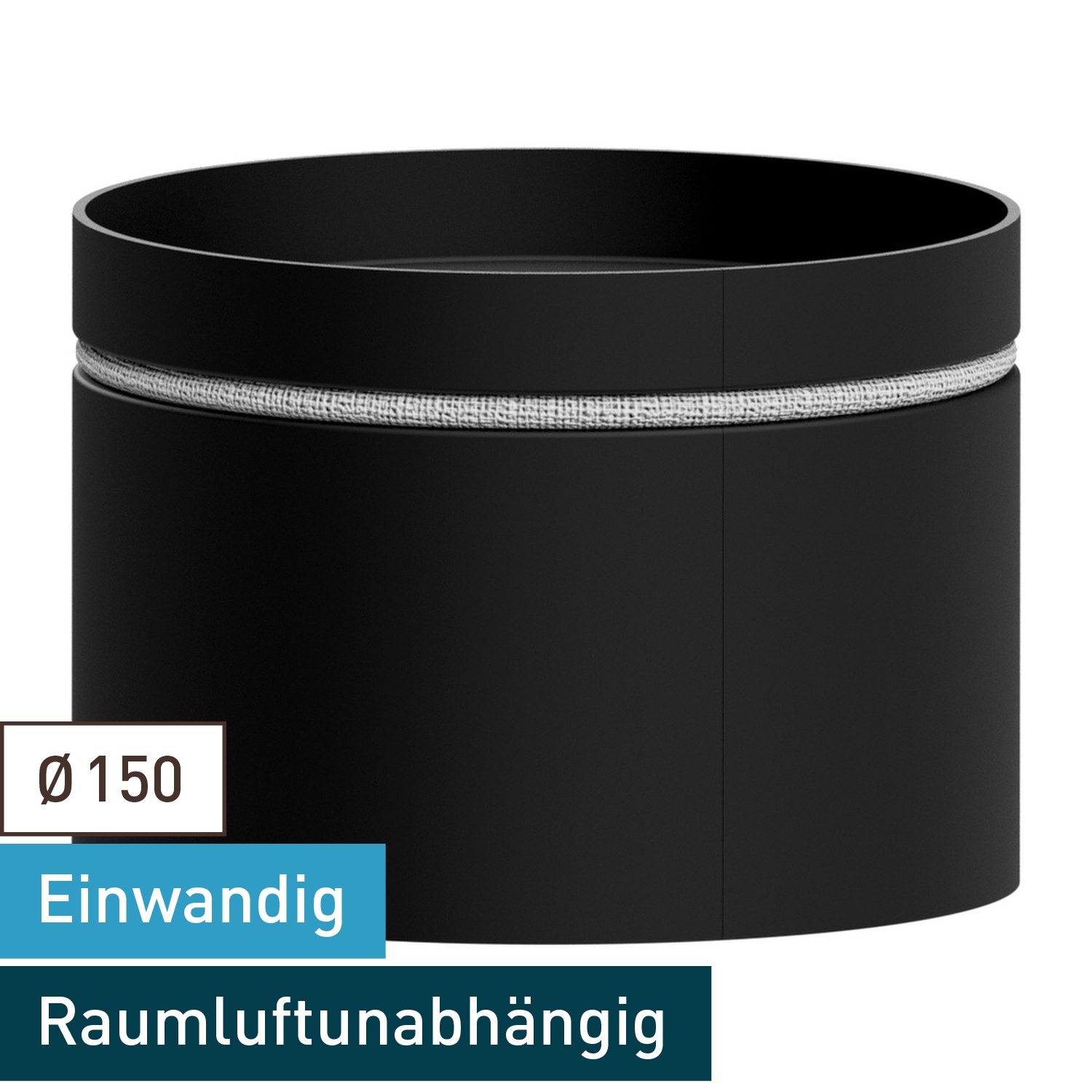 Raik raccordement conduit de cheminée LS diamètre 150