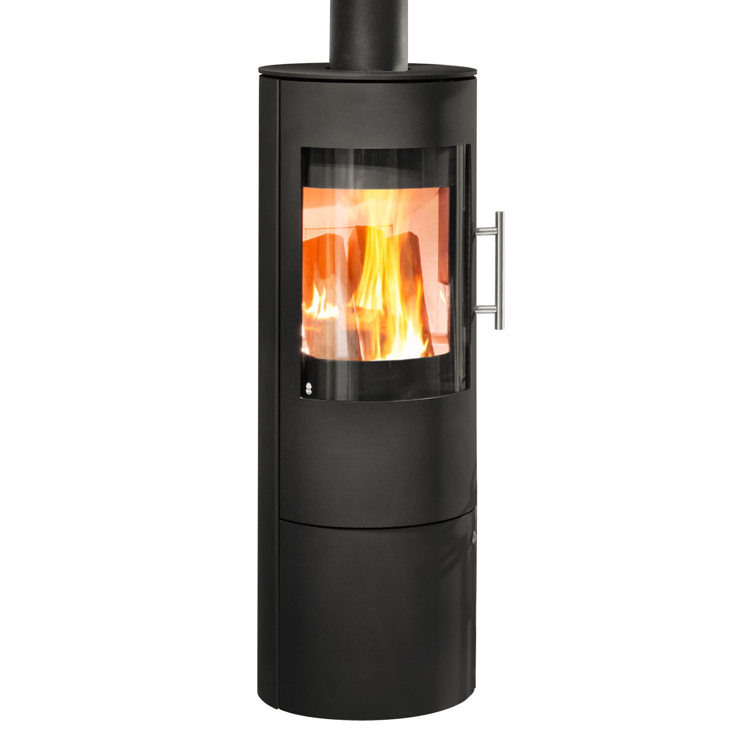 Poêle à bois Königshütte Vela Plus en acier noir