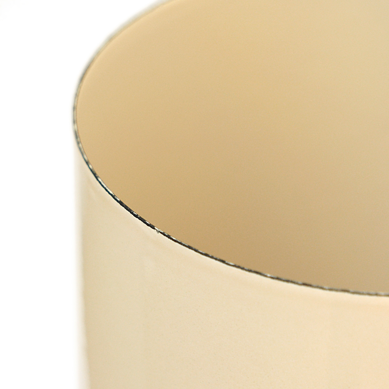 Tube de poêle / conduit de fumée émaillé 130mm - 150mm ivoire