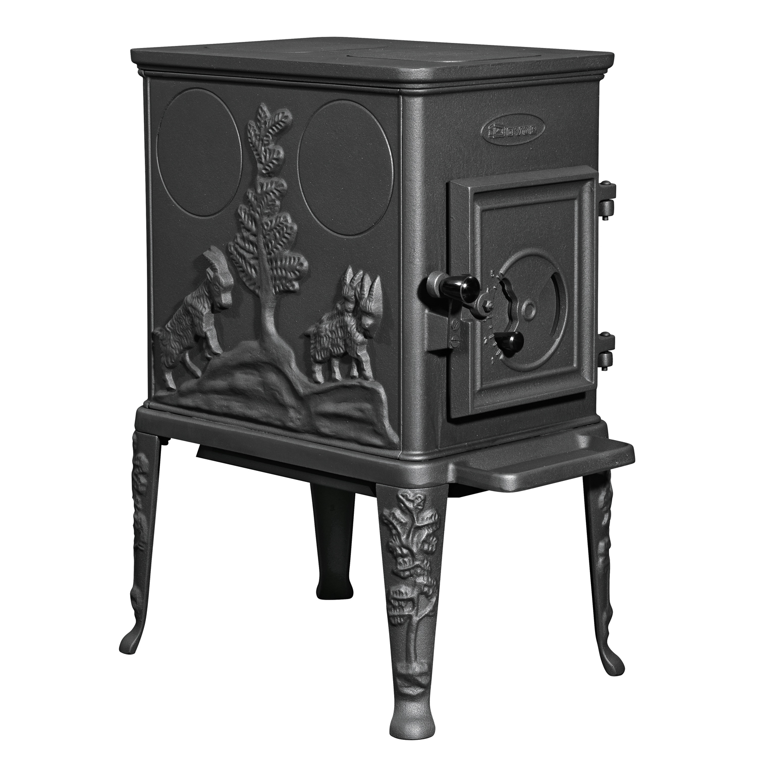 Poêle à bois Dovre 100 CBS en fonte noire