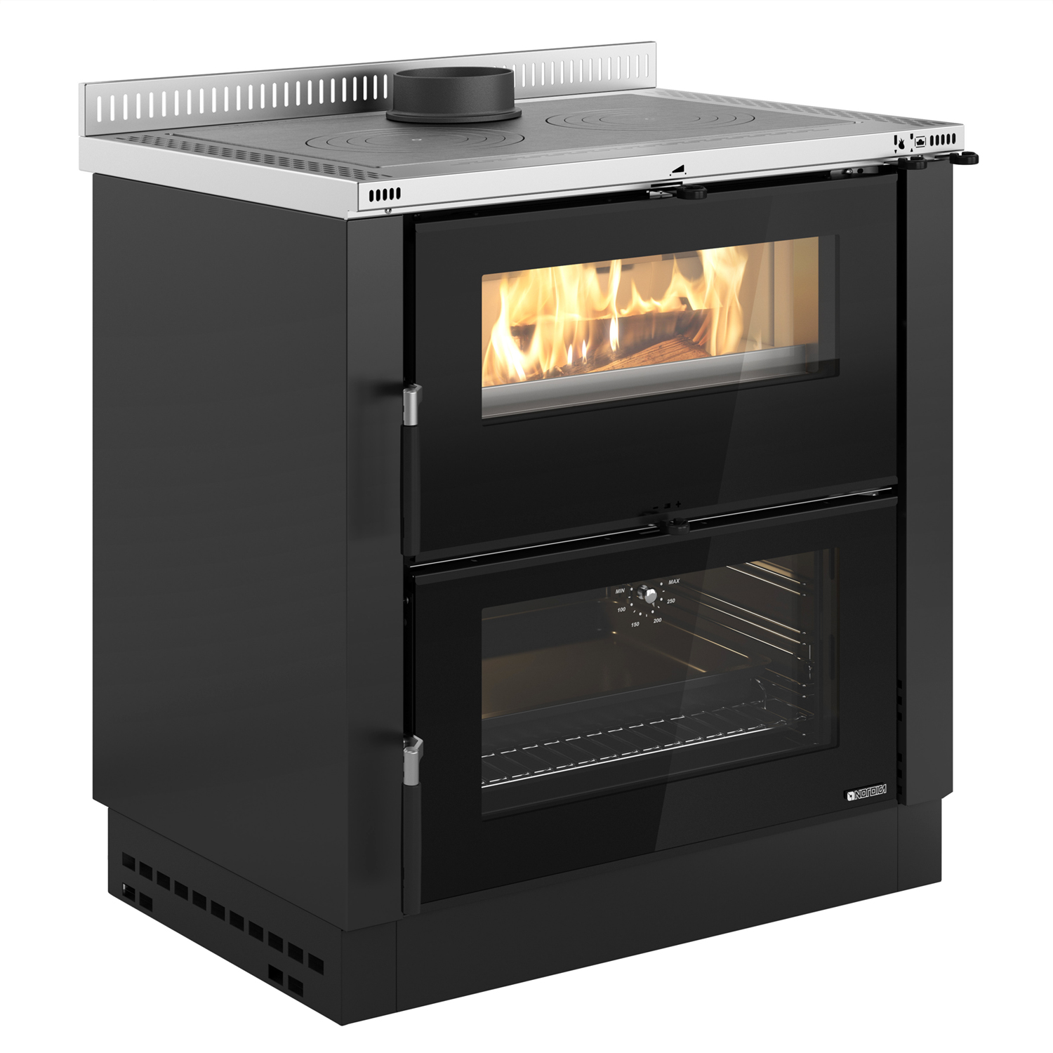 La Nordica Verona XXL 16 cuisinière à bois anthracite