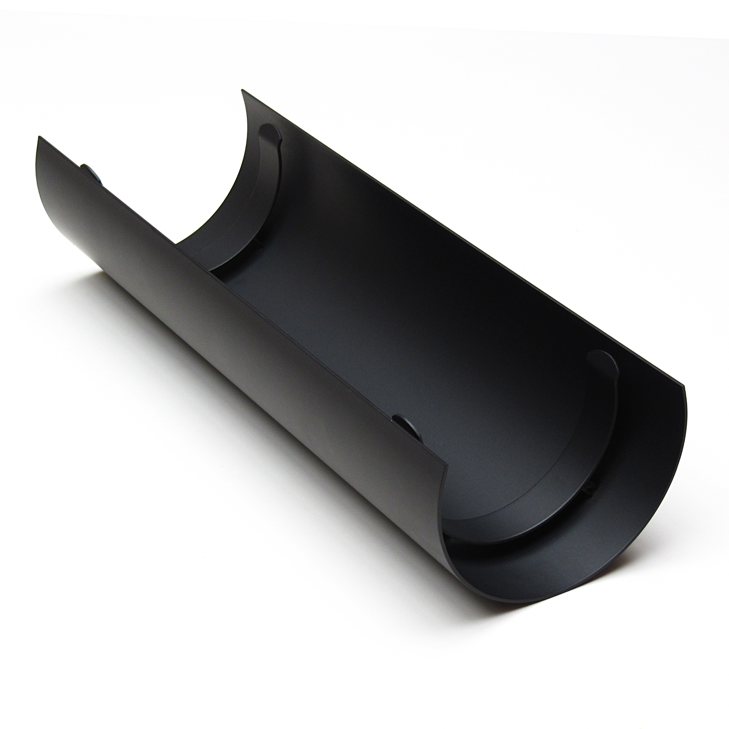 Raik Basic écran thermique 130mm noir tuyau de fumée L: 460mm pour tuyau de fumée / conduit de fumée