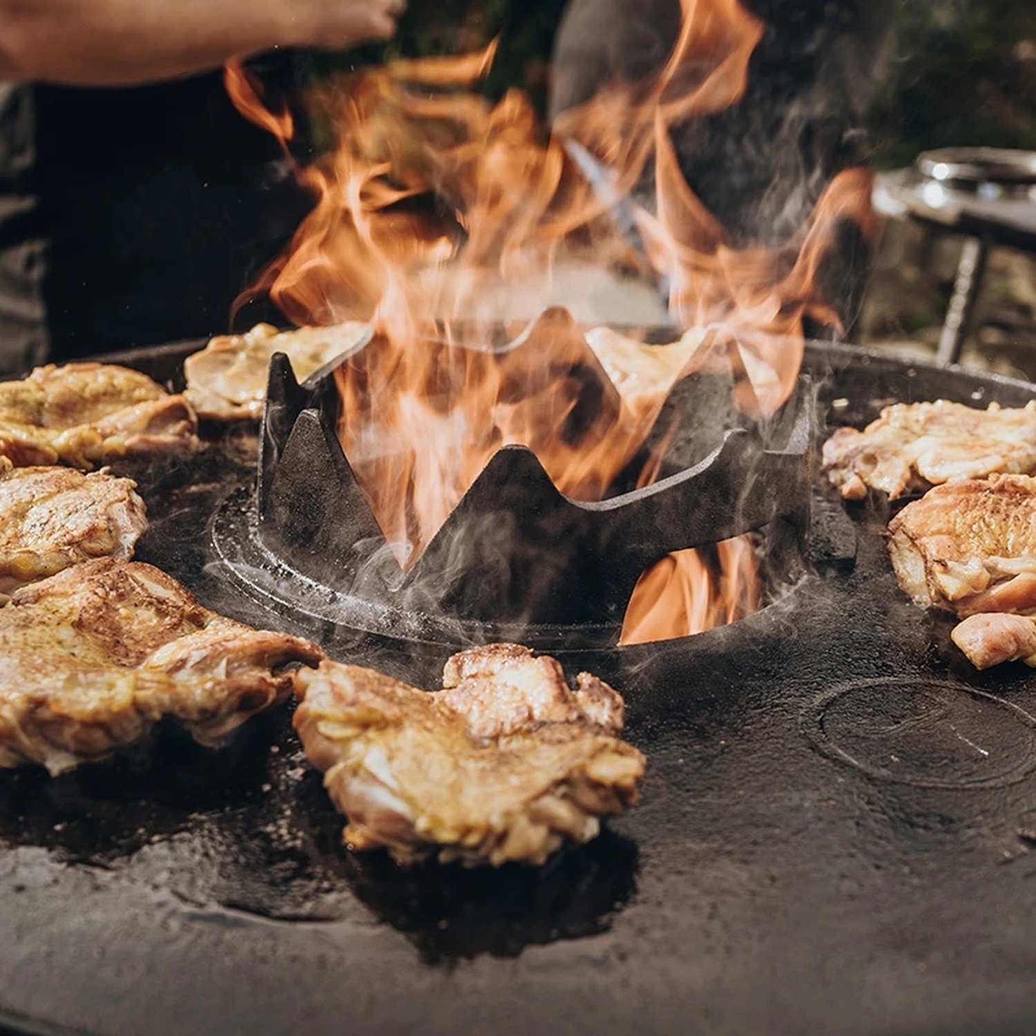 Moesta couronne wok pour disque BBQ