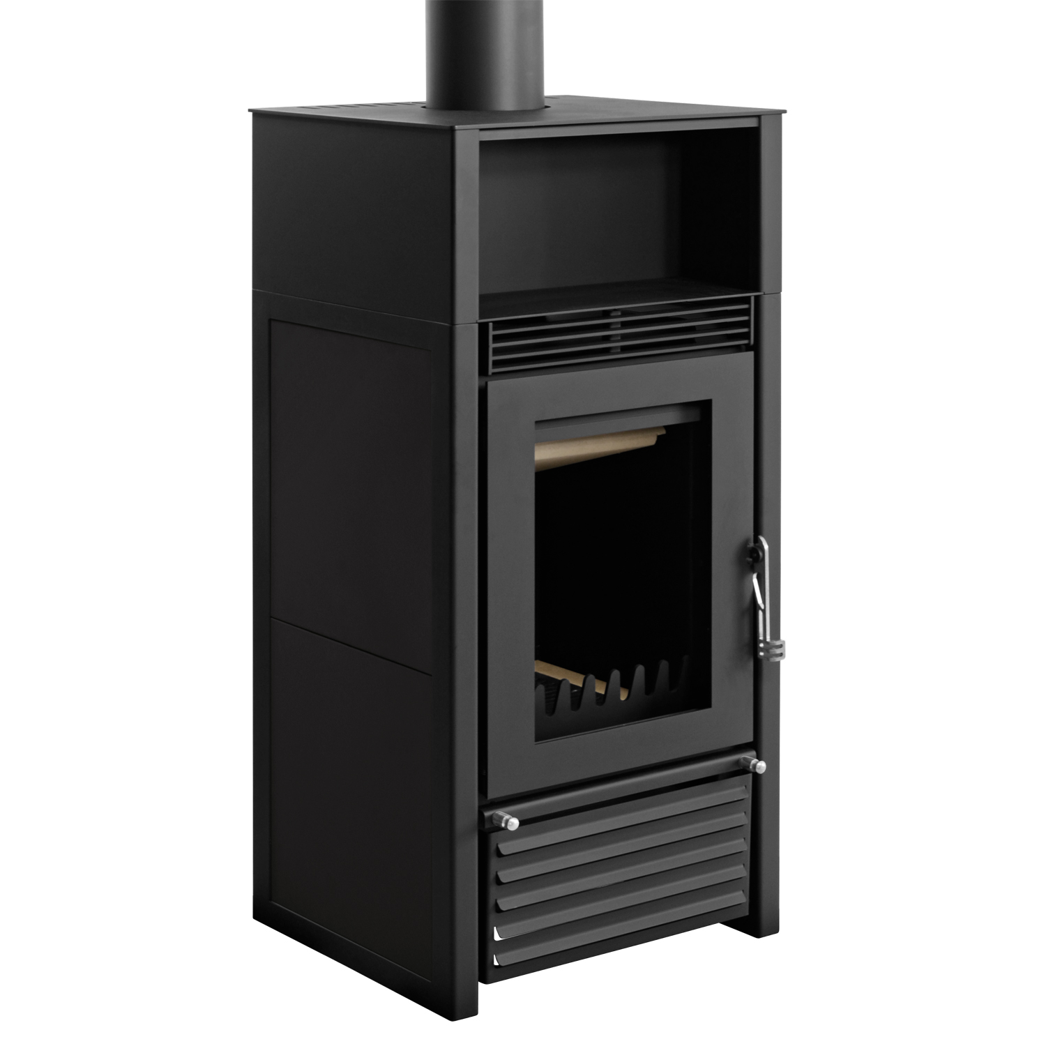 Poêle à bois avec échangeur thermique Schmitzker Marbella Up noir