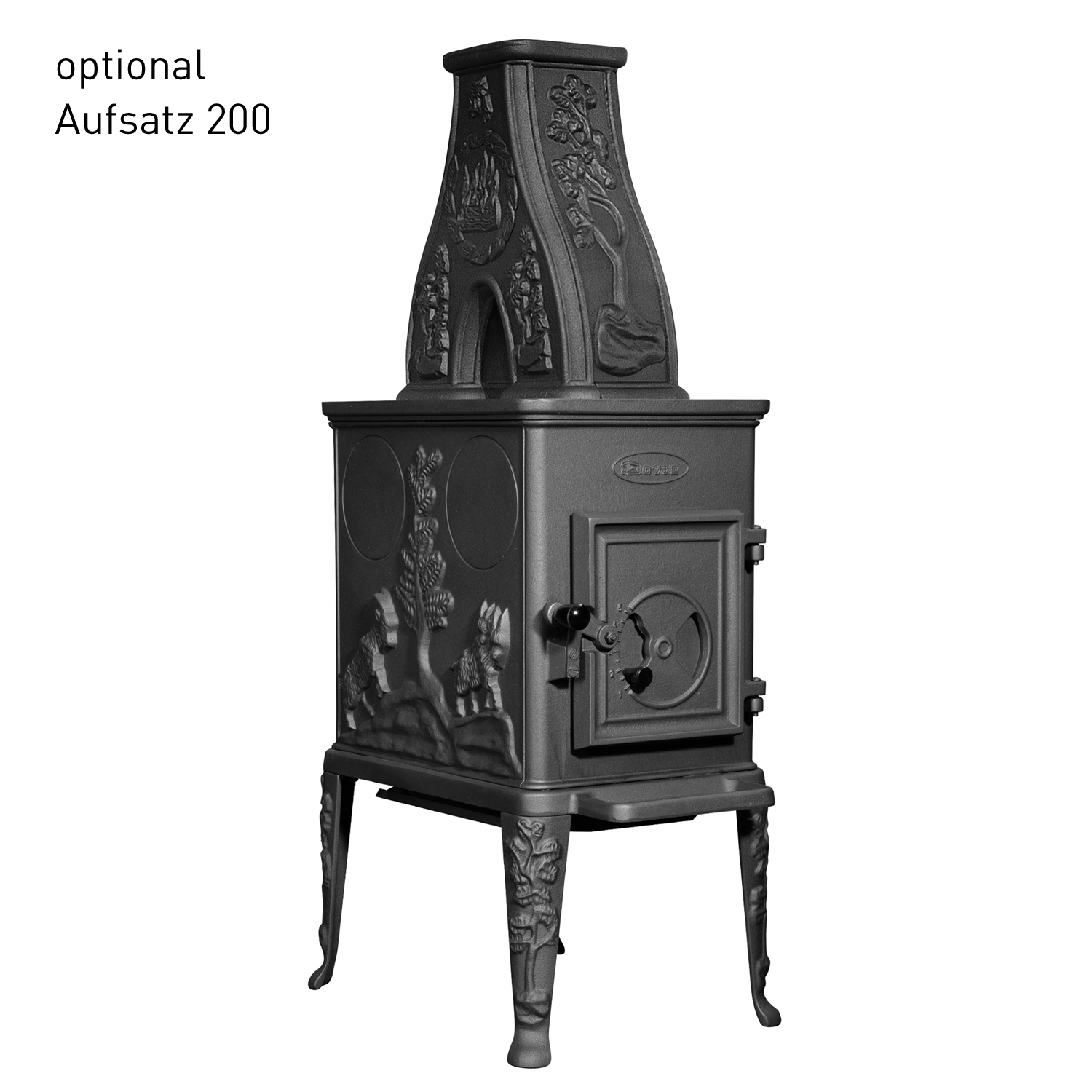Poêle à bois Dovre 100 CBS en fonte noire