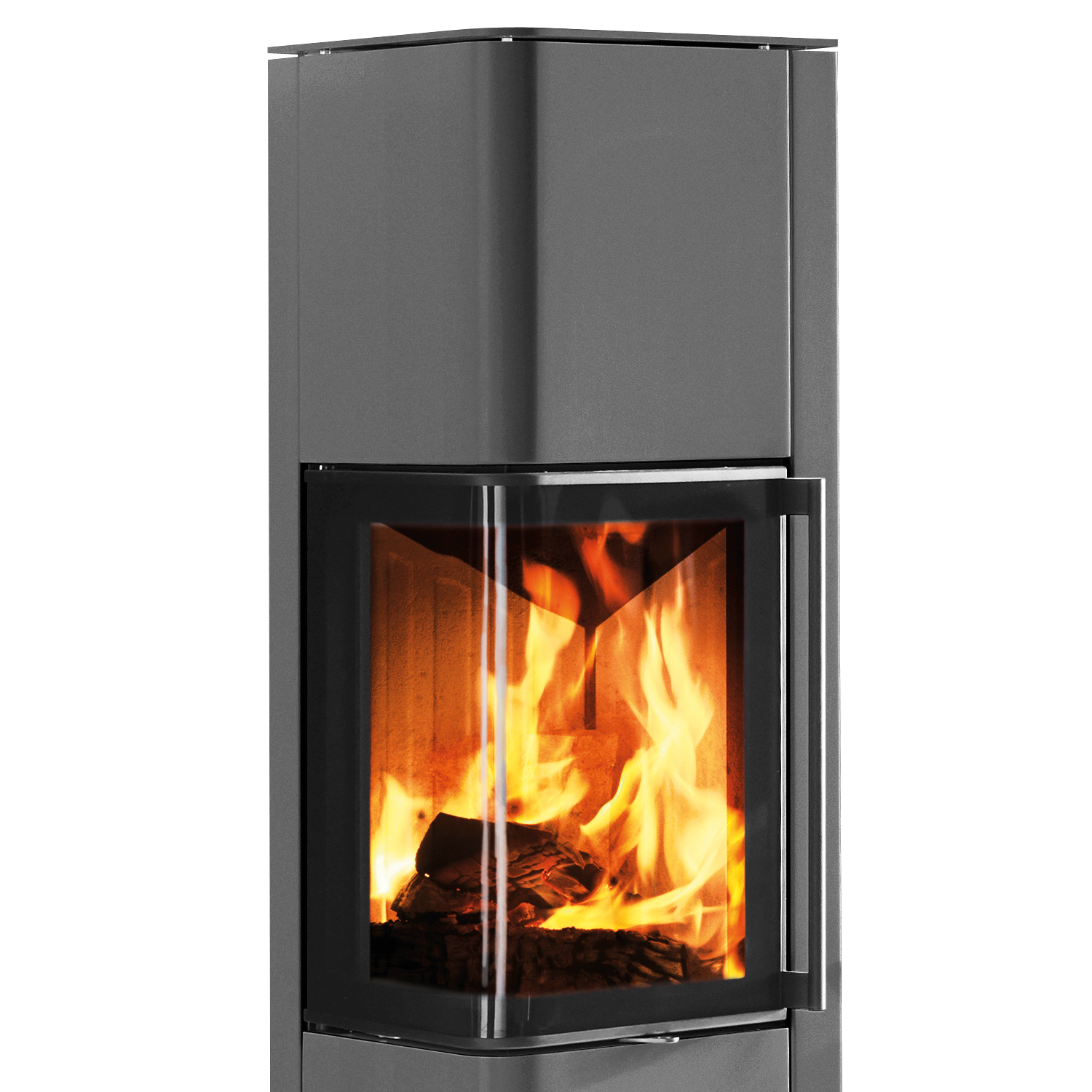 Spartherm Cubo L RLU Poêle à bois Titane