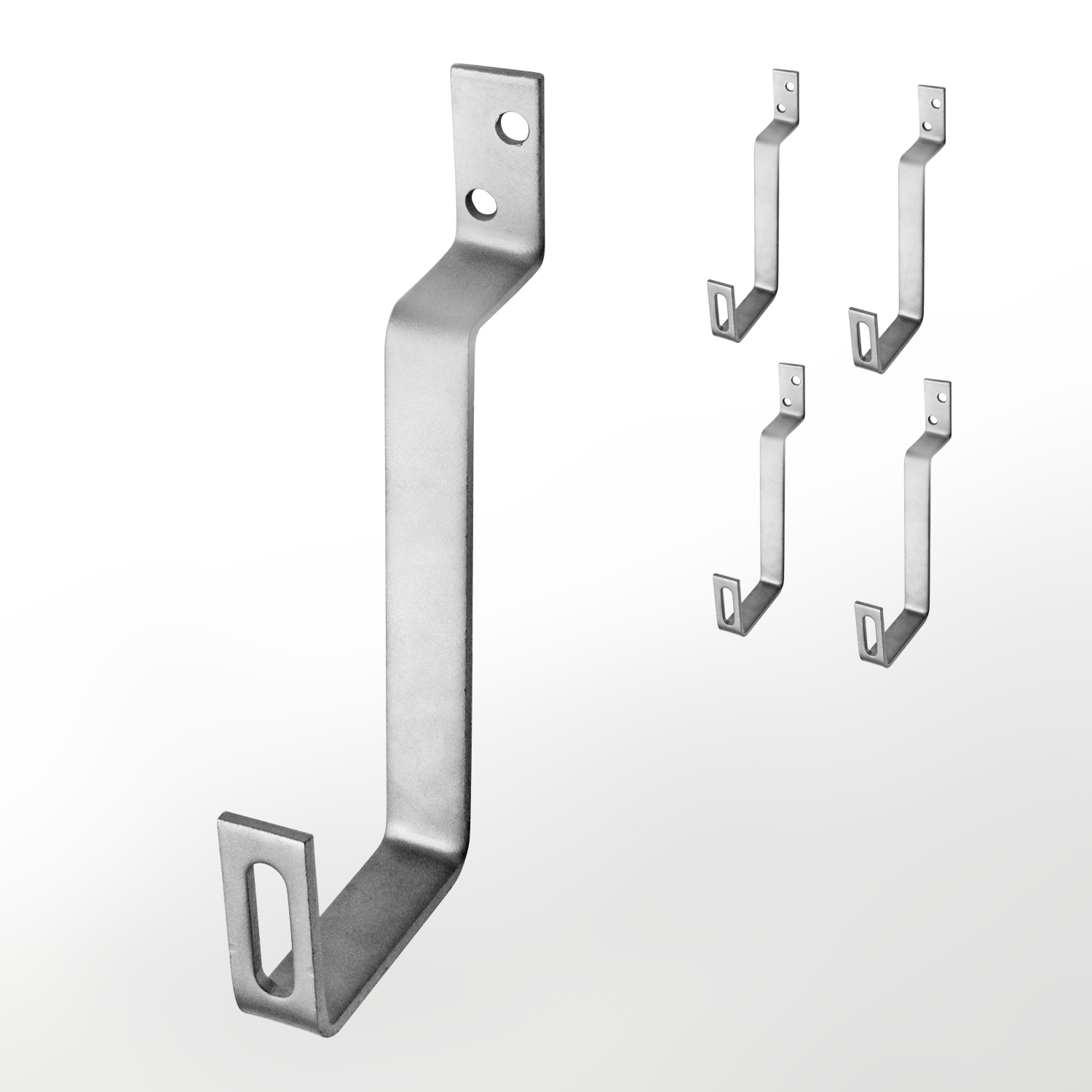 Ensemble de crochets de toit en acier inoxydable Biberschwanz 4