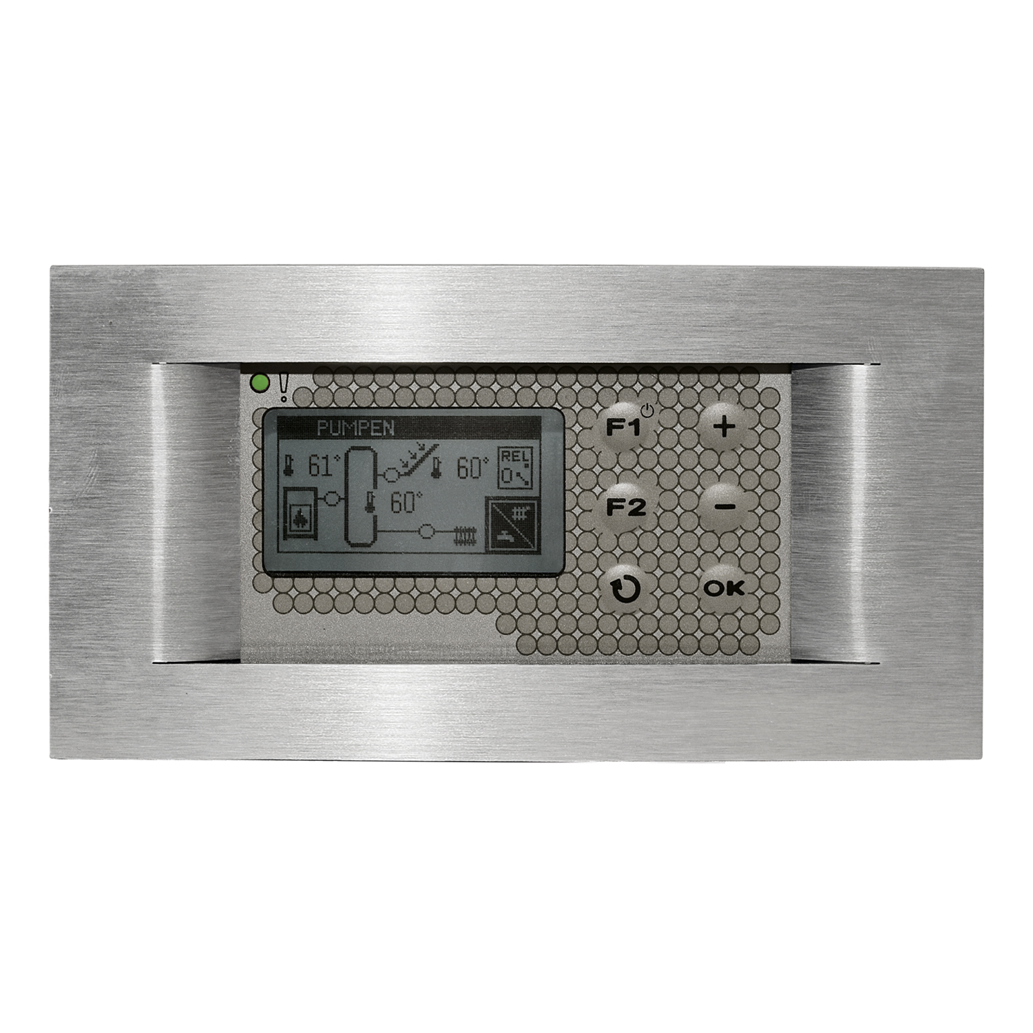 Aquaflam 17 Automatique Poêle à bois hydraulique Gris