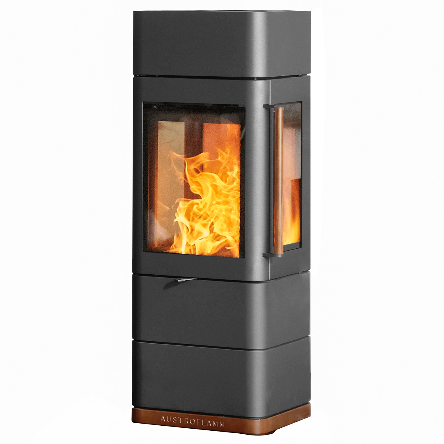 Austroflamm Ivy 2.0 poêle à bois en acier noir + 1 m³ de bois de chauffage gratuit