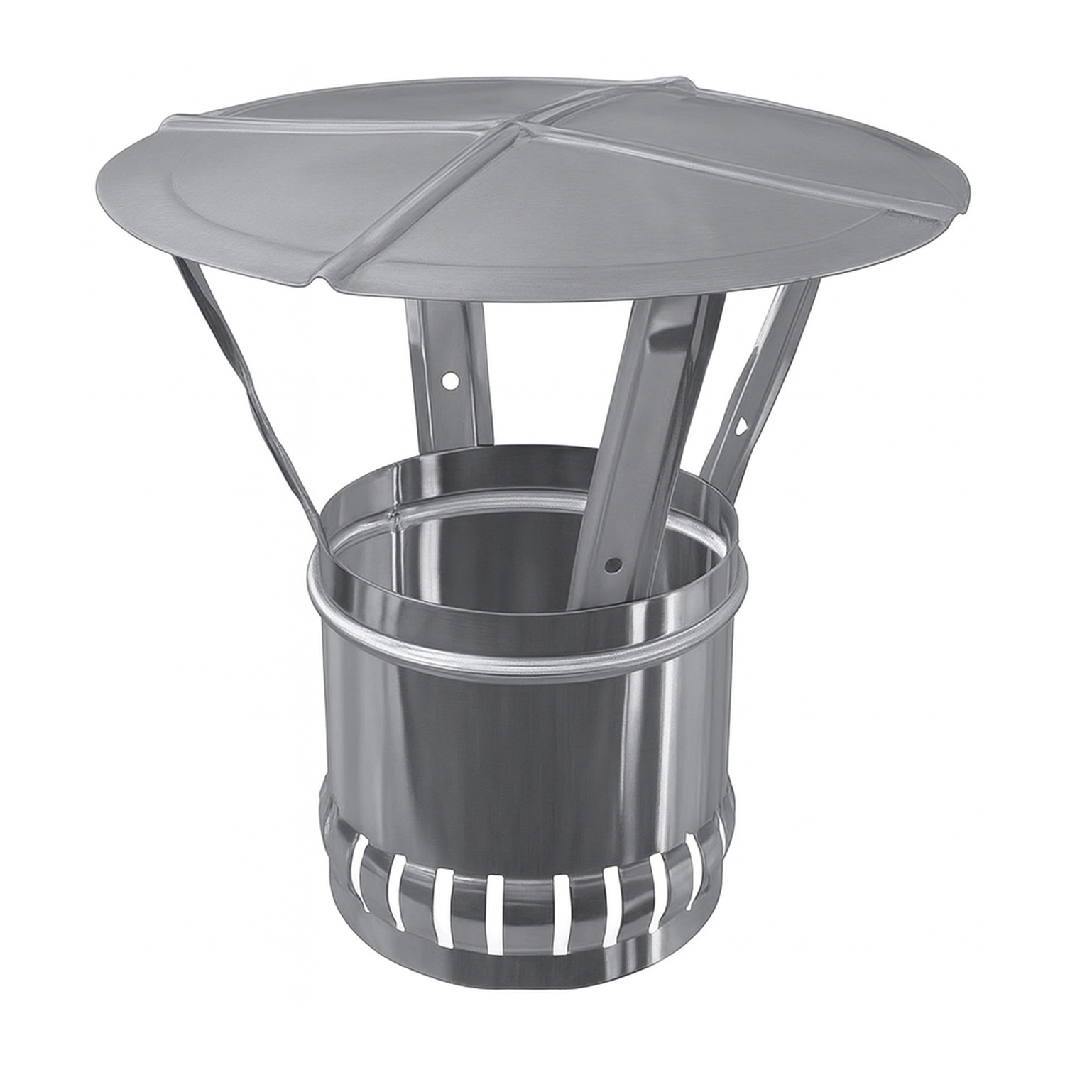 Schiedel chapeau de pluie Ø200 mm brillant