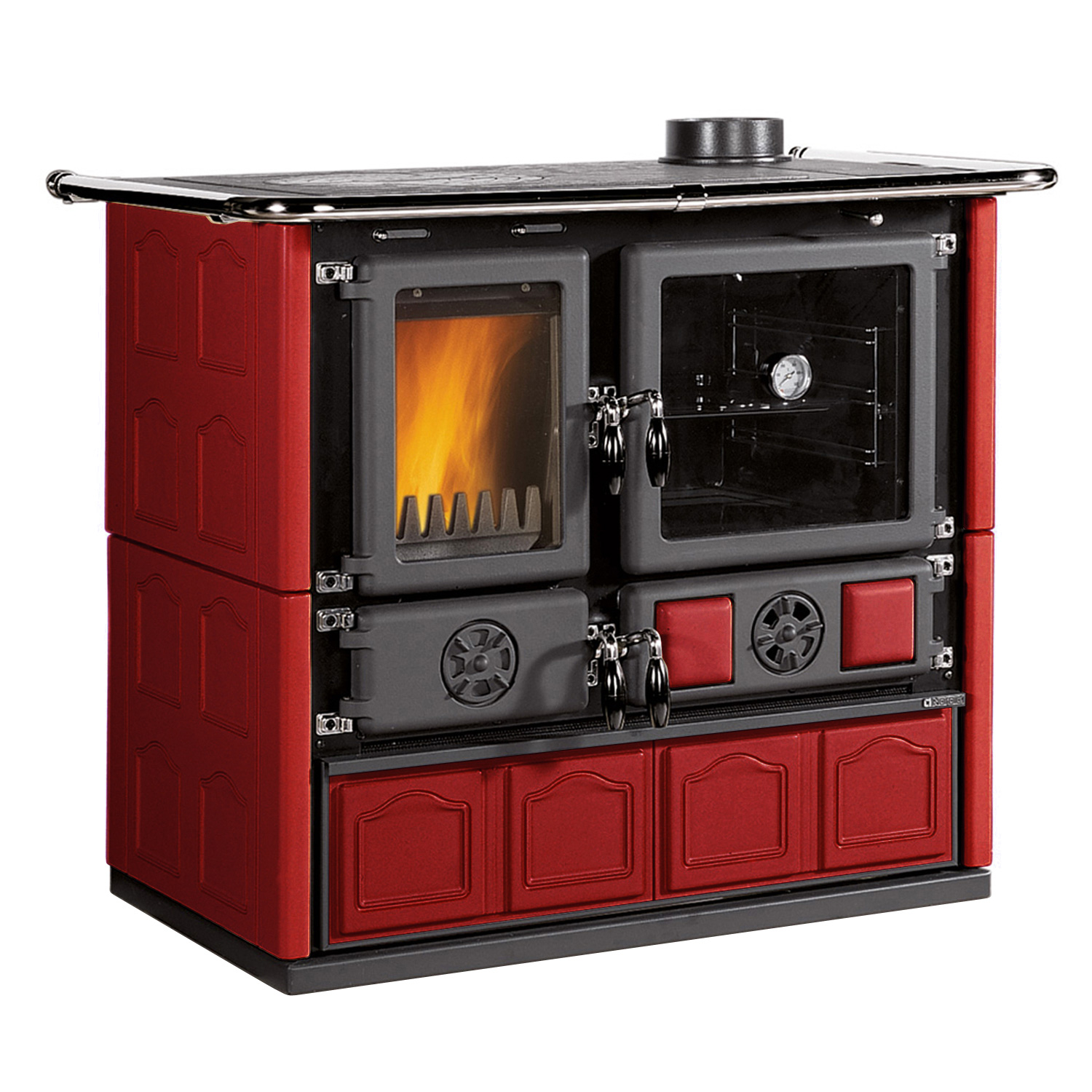 La Nordica Rosa 5.0 Cuisinière Majolique Bordeaux