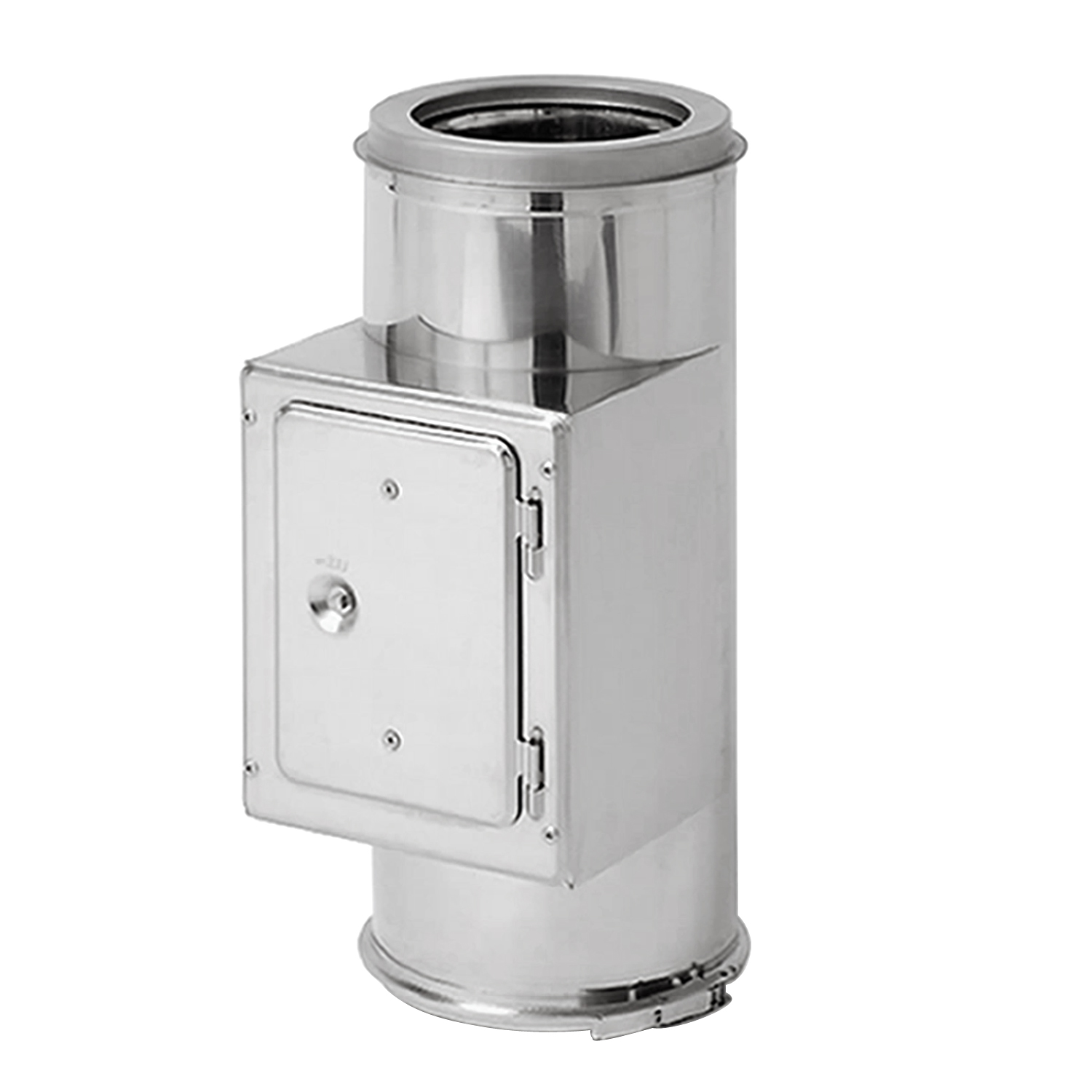 Opsinox conduit de cheminée en acier inoxydable 200 mm élément de longueur avec ouverture de révision BK