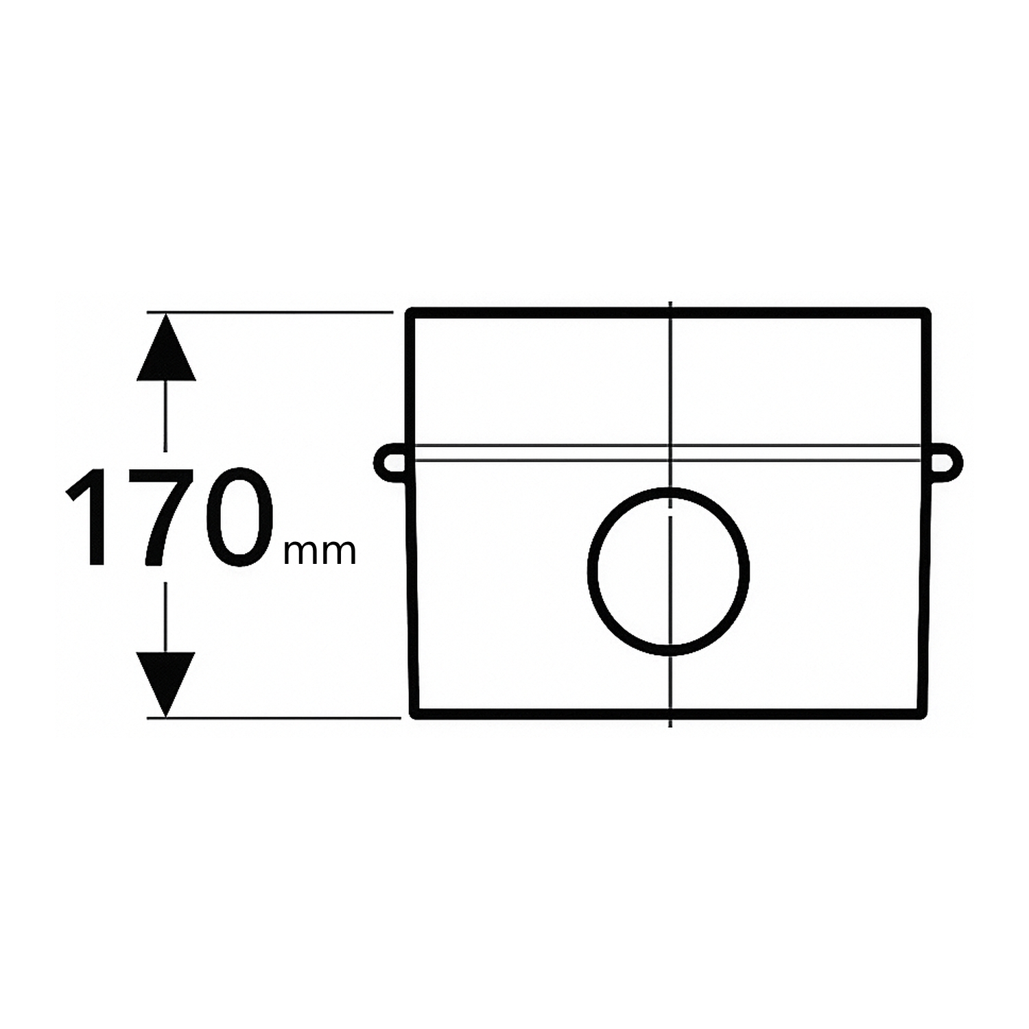 Schiedel pied pour PRIMA PLUS bac à condensats Ø130 mm avec évacuation en bas simple paroi mat