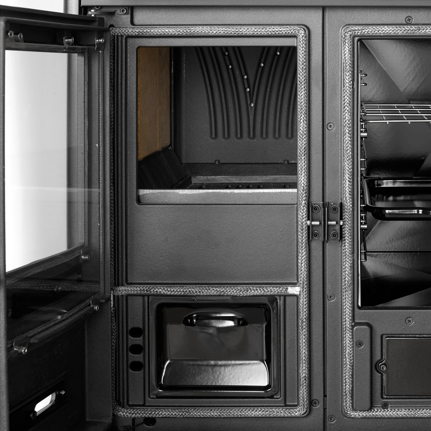 La Nordica Rosa L 5.0 Cuisinière Noir-Anthracite