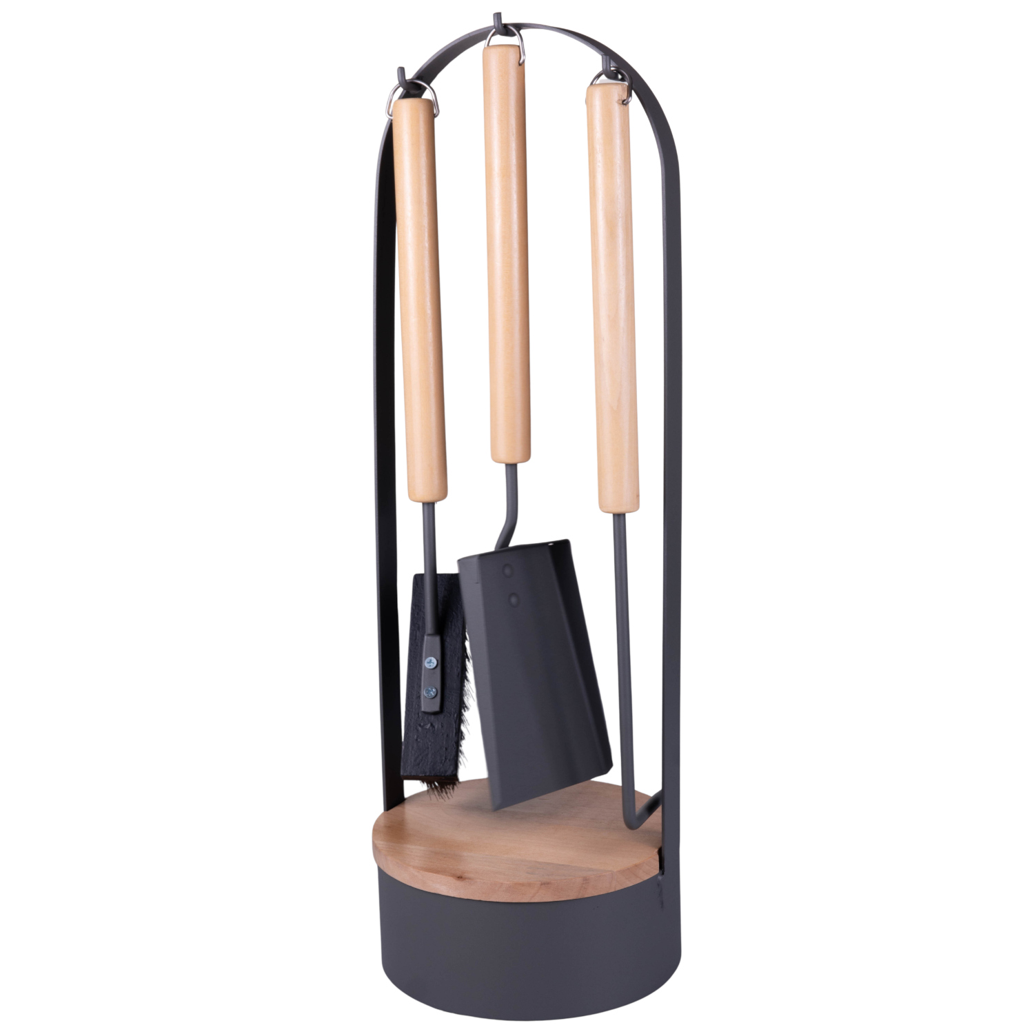 Raik Kaminbesteck Magnus Set 4-teilig Anthrazit