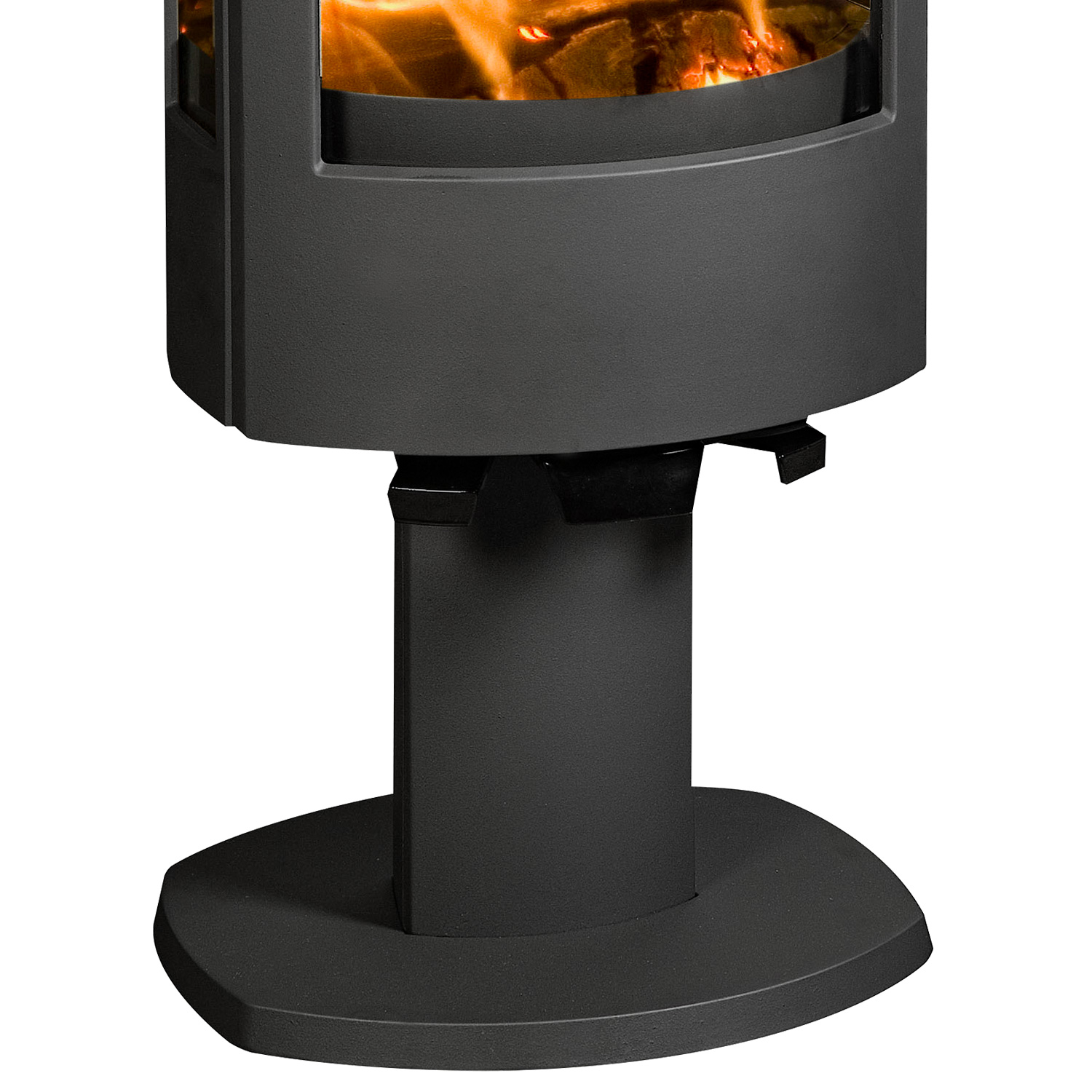 Dovre Astro 4CB/P poêle à bois acier noir construction 2
