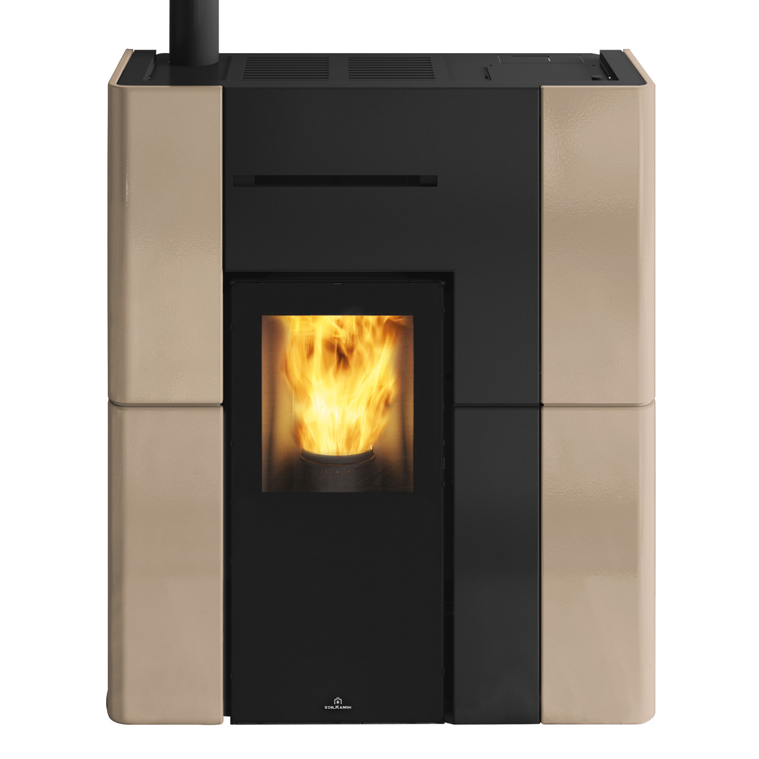 Edilkamin Blade H 15 Evo poêle à granulés bouilleur céramique beige
