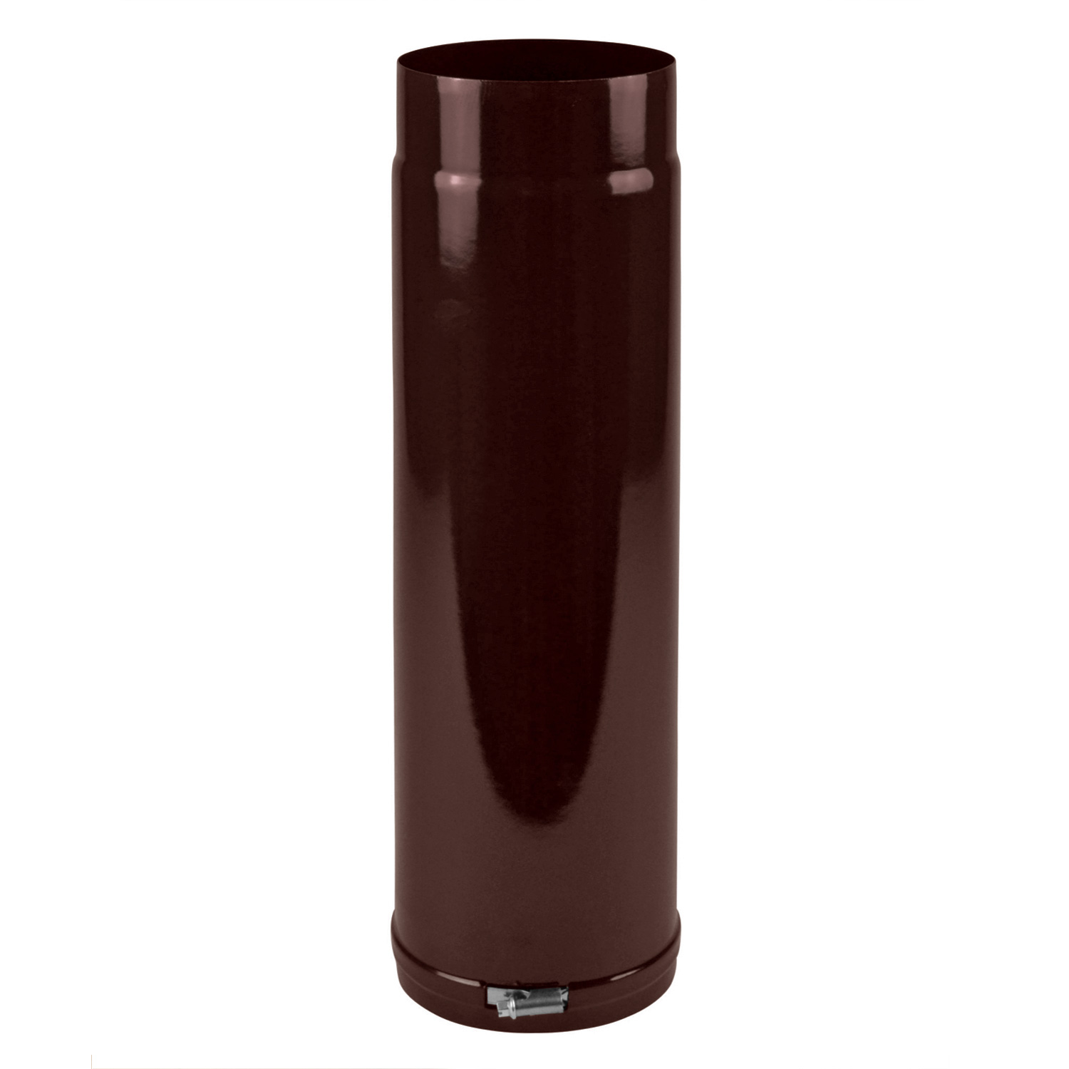 Raik Tuyau de Fumée / Tuyau de Poêle Émaillé 150mm - Tube Télescopique Marron