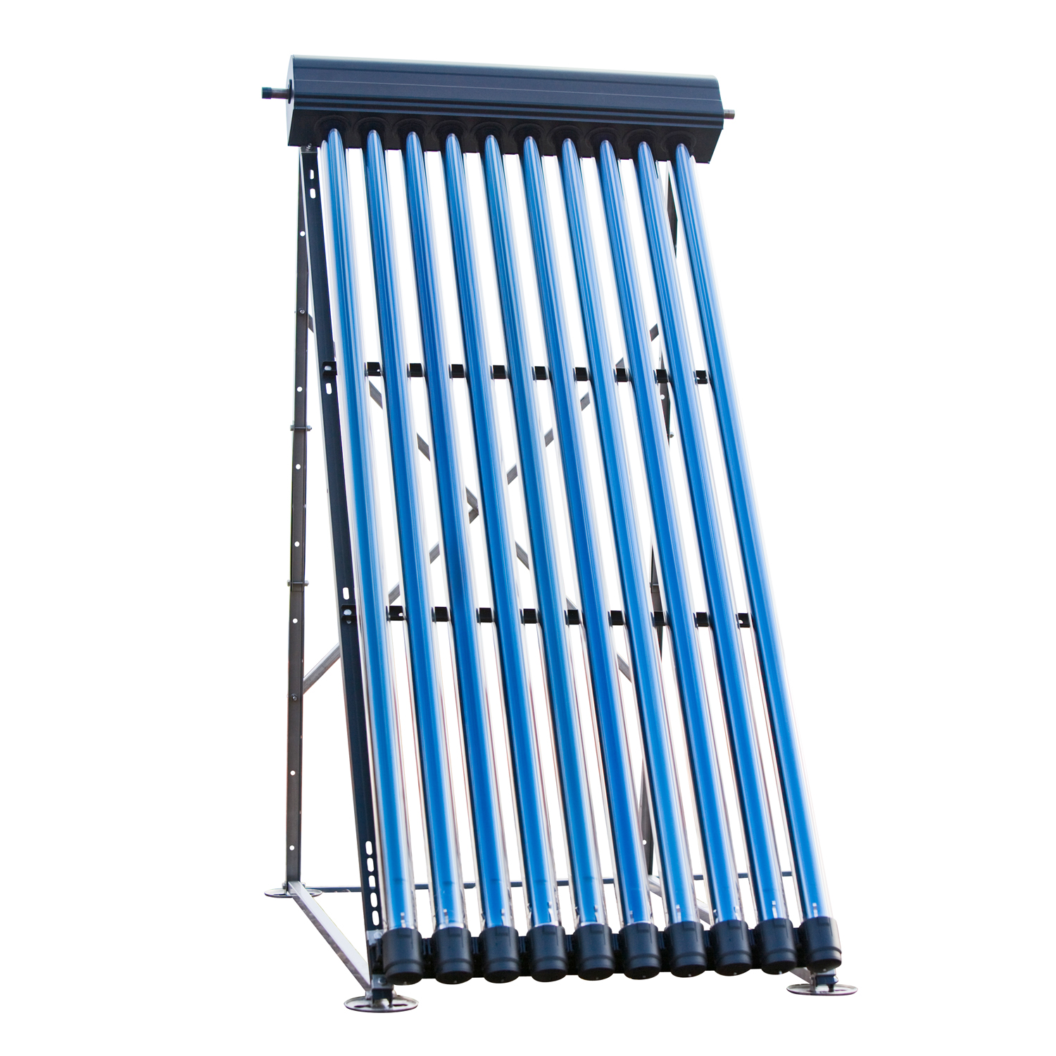 Aquaflam Basic 7 insert de cheminée à eau ensemble complet + réservoir tampon avec 2 échangeurs de chaleur + ensemble solaire thermique 1 (8 m²)