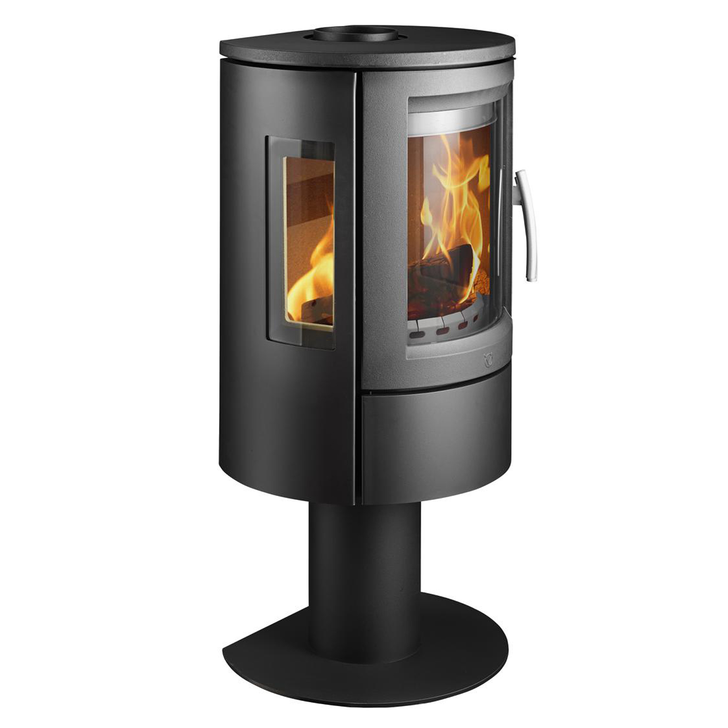 Varde Ovne Nice Air poêle à bois en acier noir