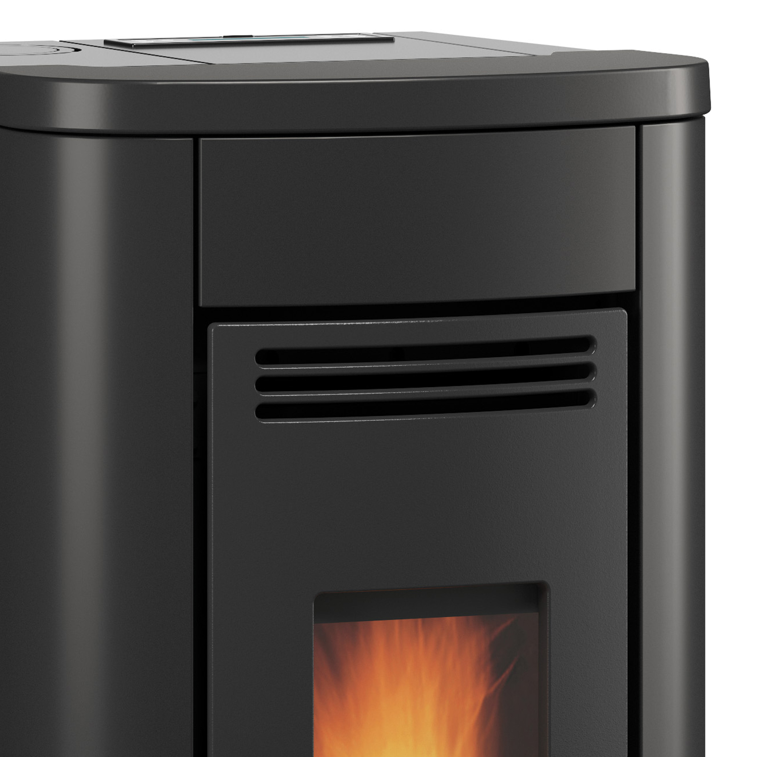 Extraflame Klaudia poêle à granulés en acier noir