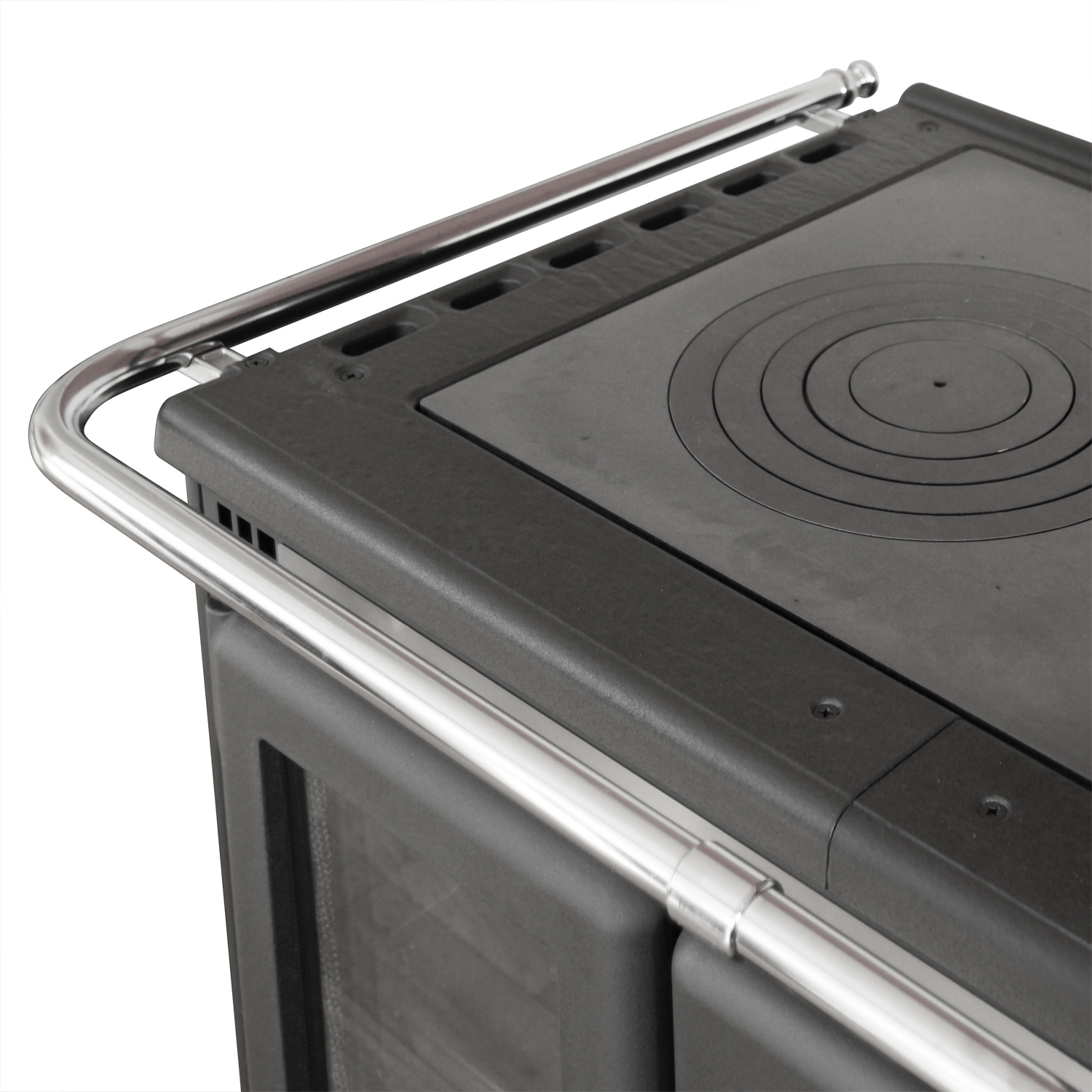 La Nordica Rosa XXL 16 cuisinière à bois Majolica Bordeaux