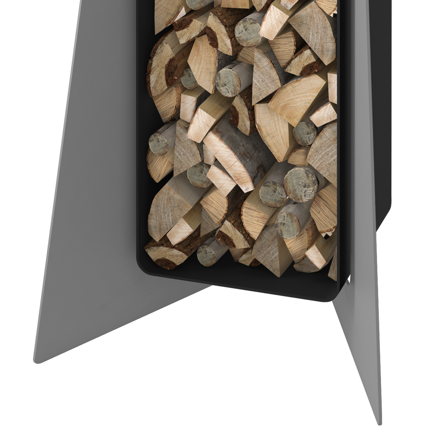 HS Flamingo Deluxe 3 Étagère en bois Gris