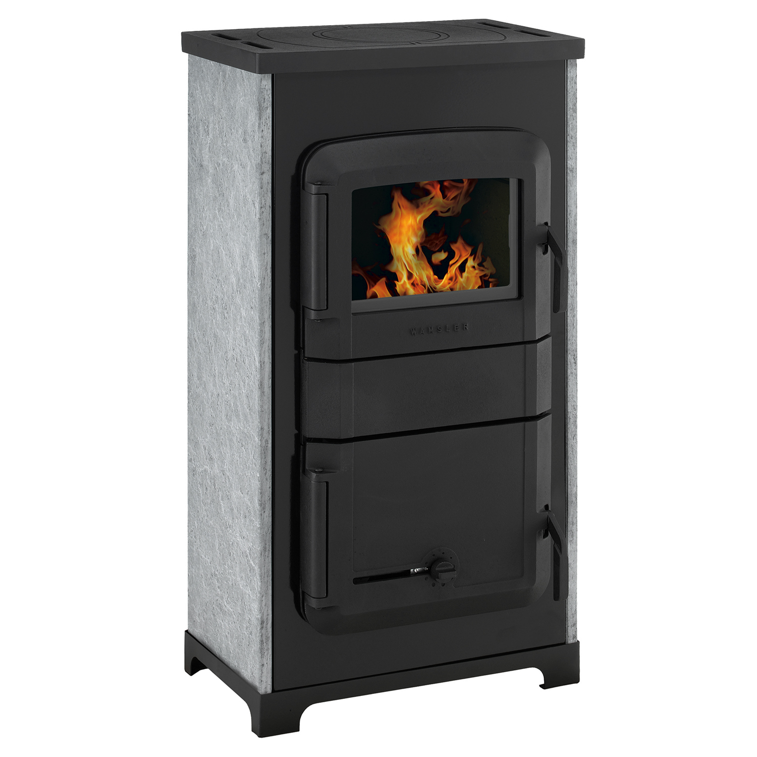 Wamsler RH-8 A/D Poêle d'atelier en pierre naturelle / Combustion continue automatique