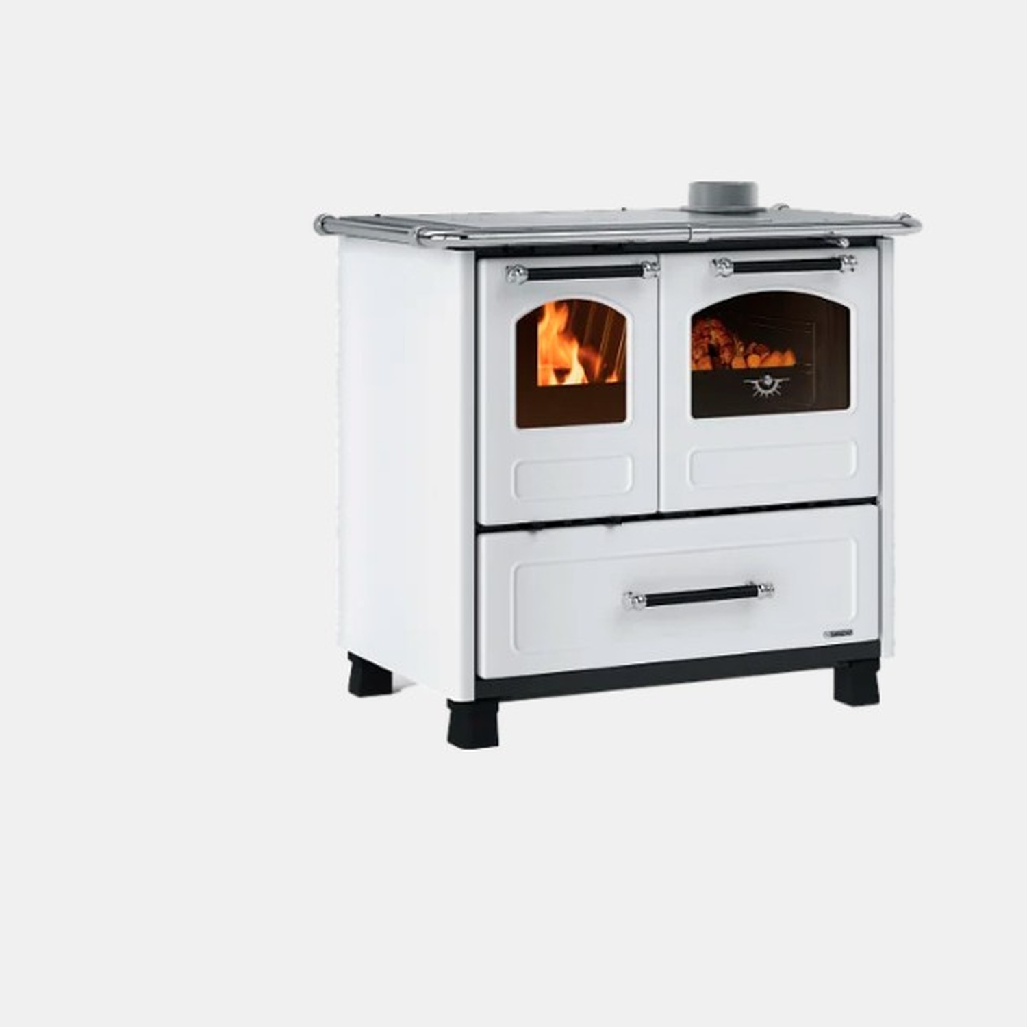 La Nordica FAMILY.16 4,5 - Blanc cuisinière à bois