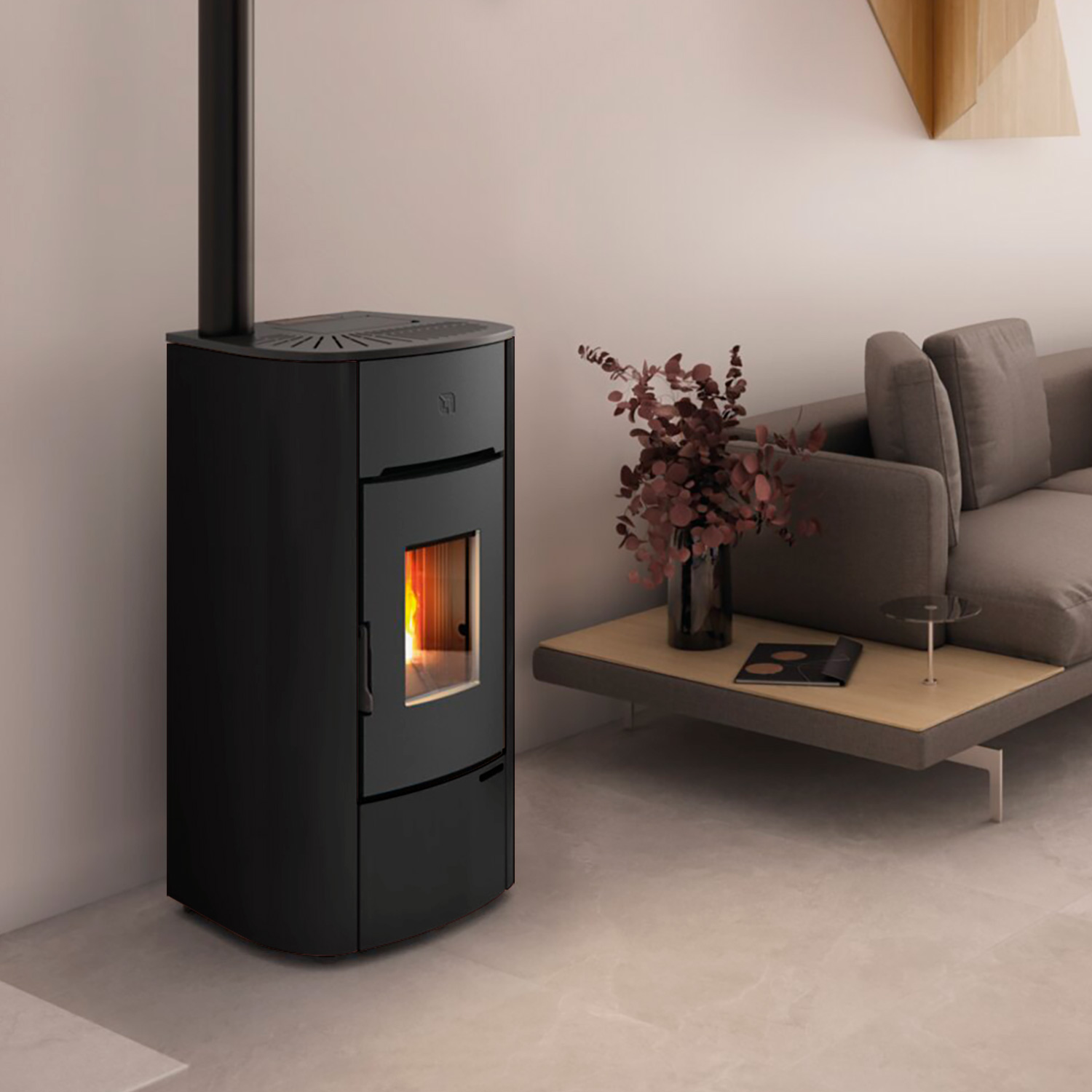 Extraflame Mariella poêle à granulés noir