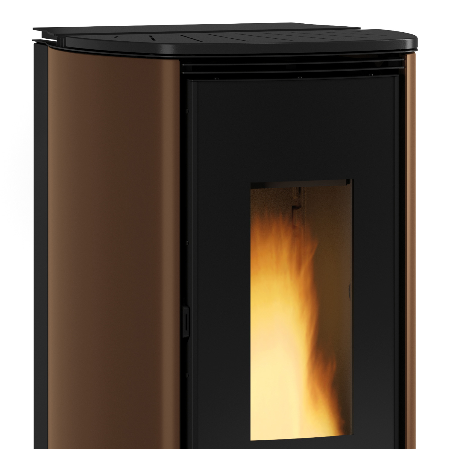 Extraflame Evolution Line Katia 9 poêle à granulés acier bronze